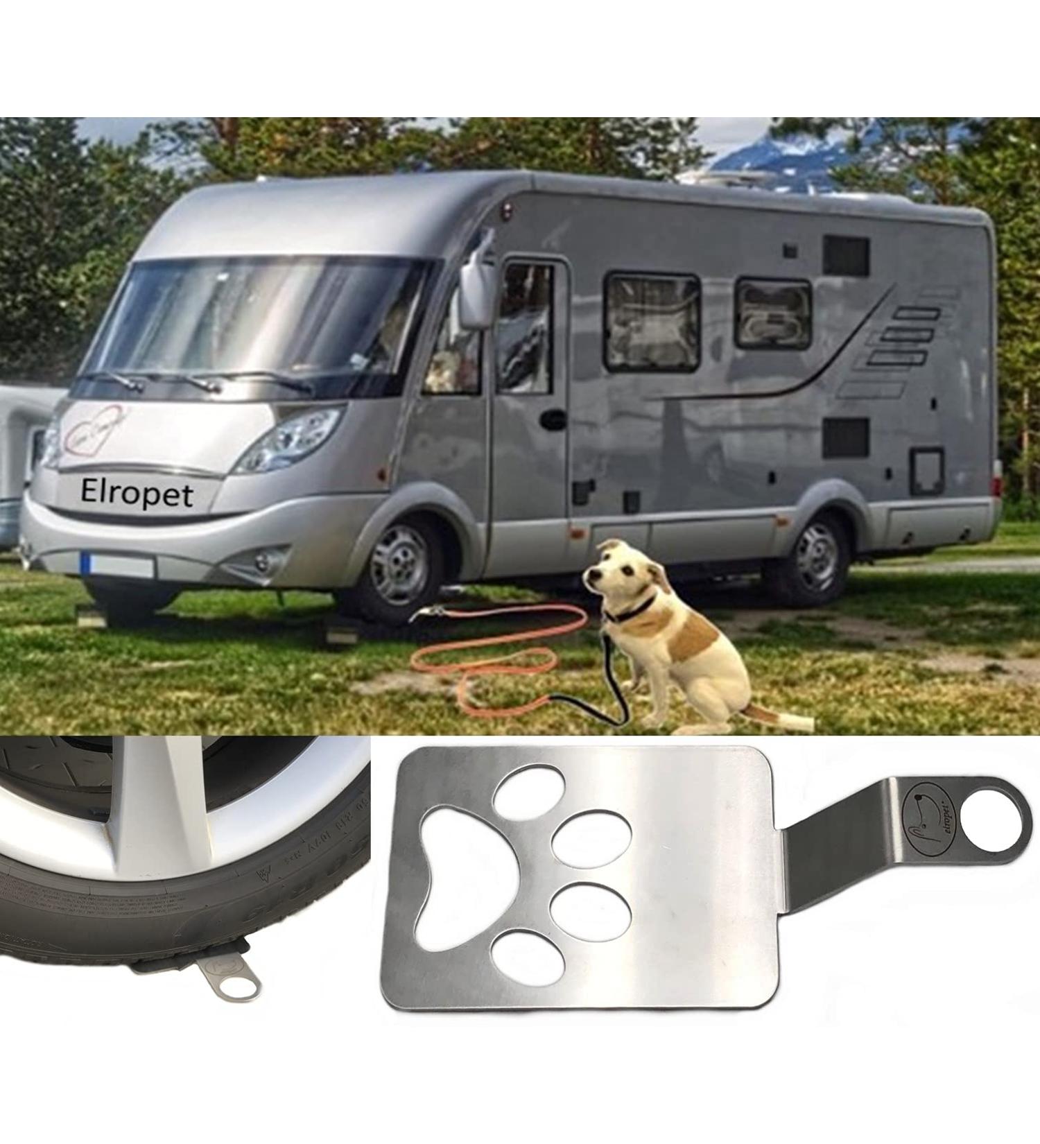 Stainless Steel Dog Holder for Camping | Drivable Ground Anchor for Motorhome & Caravan - Ultimate Stability - Buy Online on GoSupps.com