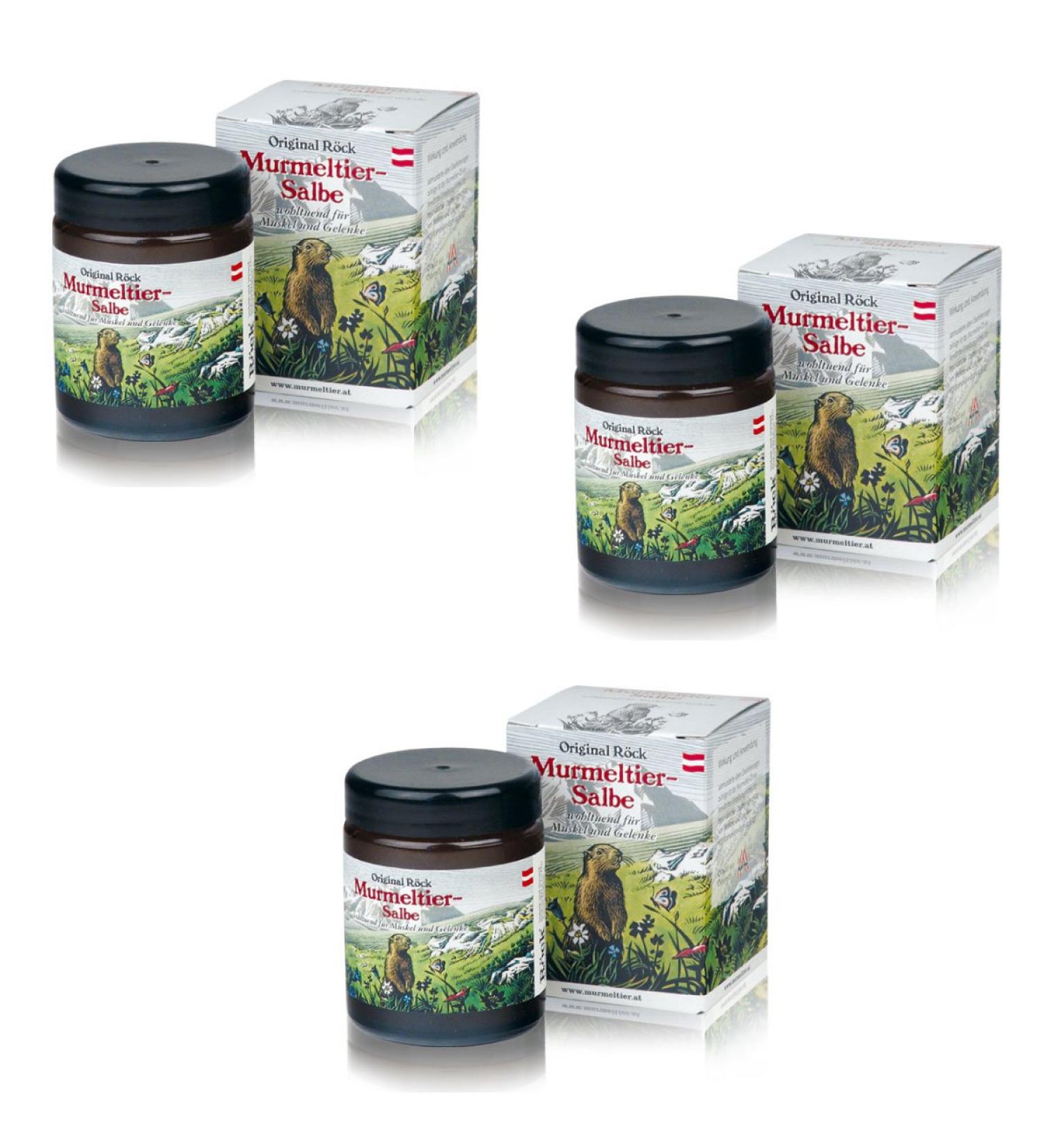 Buy Original R ck Marmot Ointment - 3x 100ml Glass - International Shipping Available - Buy Online on GoSupps.com