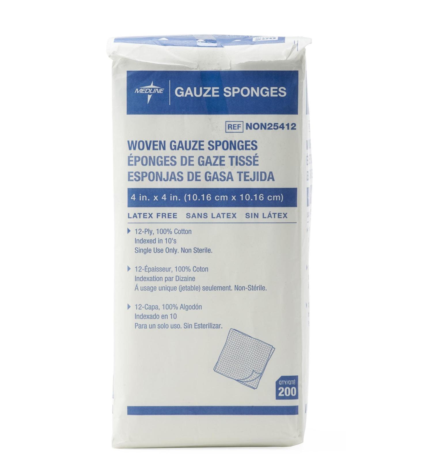 Non-sterile Woven Gauze Sponge (Box of 200)