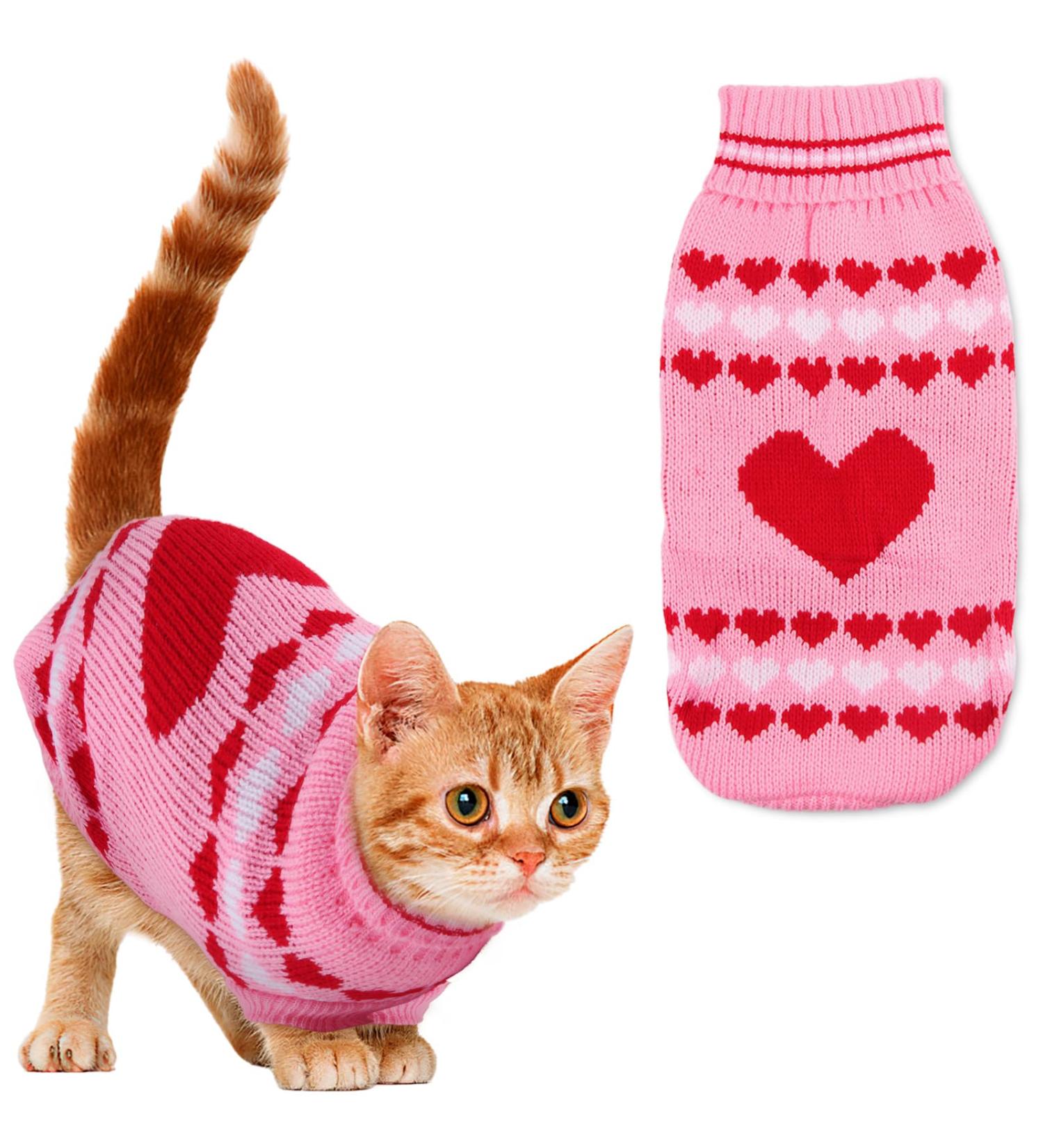 Shop Actoys Warm Hooded Sweaters for Cats | Premium Winter Cat Clothing & Pet Sweaters - Buy Online on GoSupps.com