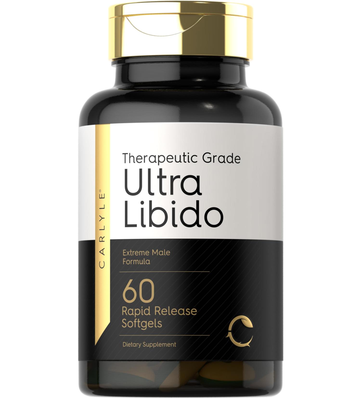 Carlyle Ultra Libido - 60 Softgels | Extreme Male Formula | Non-GMO & Gluten Free | Therapeutic Grade Supplement for Enhanced Performance - Buy Online on GoSupps.com