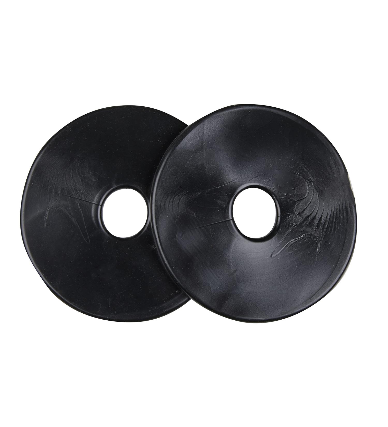 LeMieux Silicone Horse Bit Equestrian Rings Pairs in Black - Soft Pliable Reduces Chafing & Rubbing - One Size - Buy Online on GoSupps.com