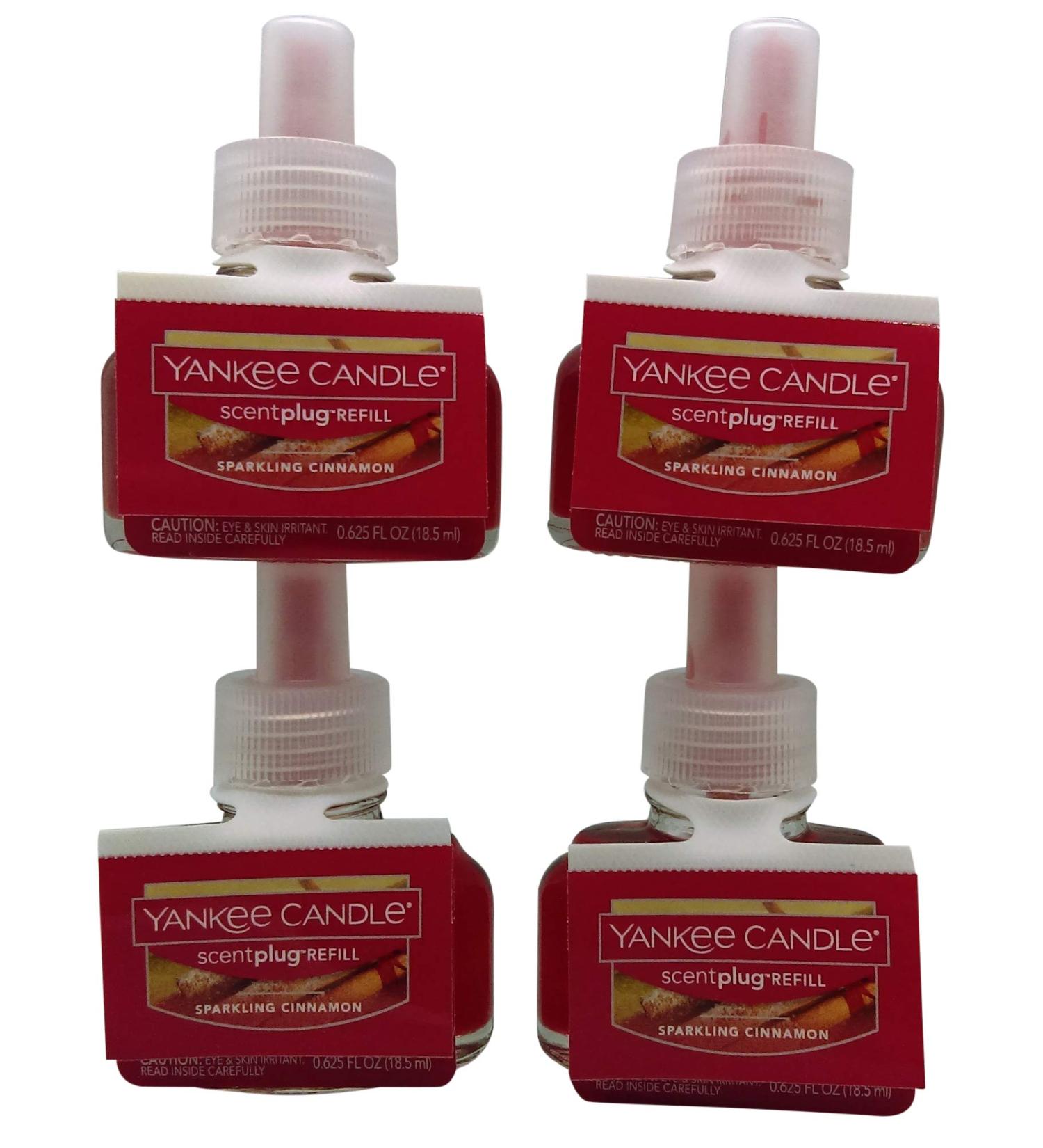 Yankee Candle Sparkling Cinnamon ScentPlug Refill 4-Pack