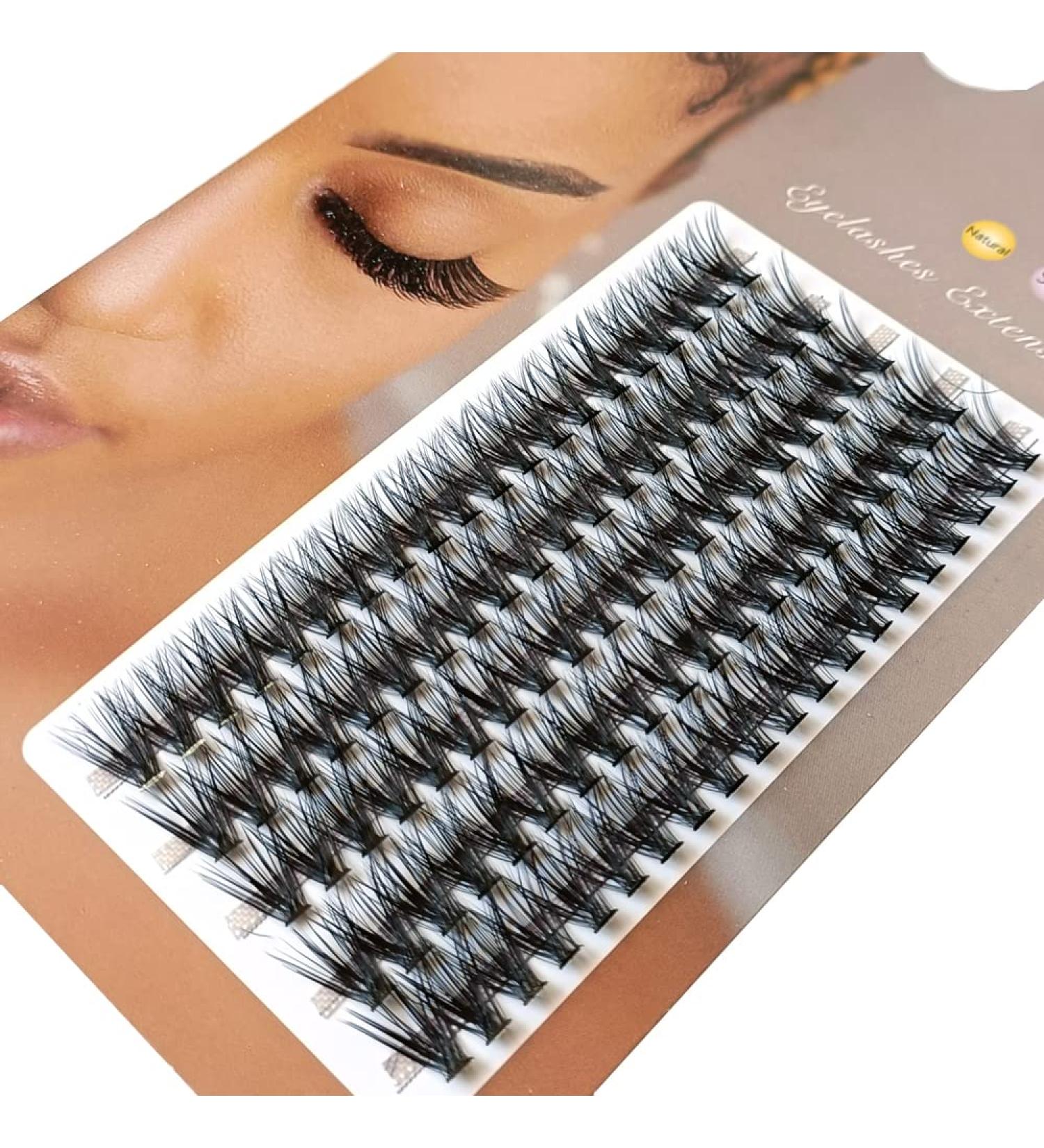 Buy 20D/30D/40D Nerz Single Eyelash Kit | Pfroppwimmern Cluster Silk Extensions | Mixed Tray 8-16mm Natural Look Long Thick (40D 13mm) - Buy Online on GoSupps.com