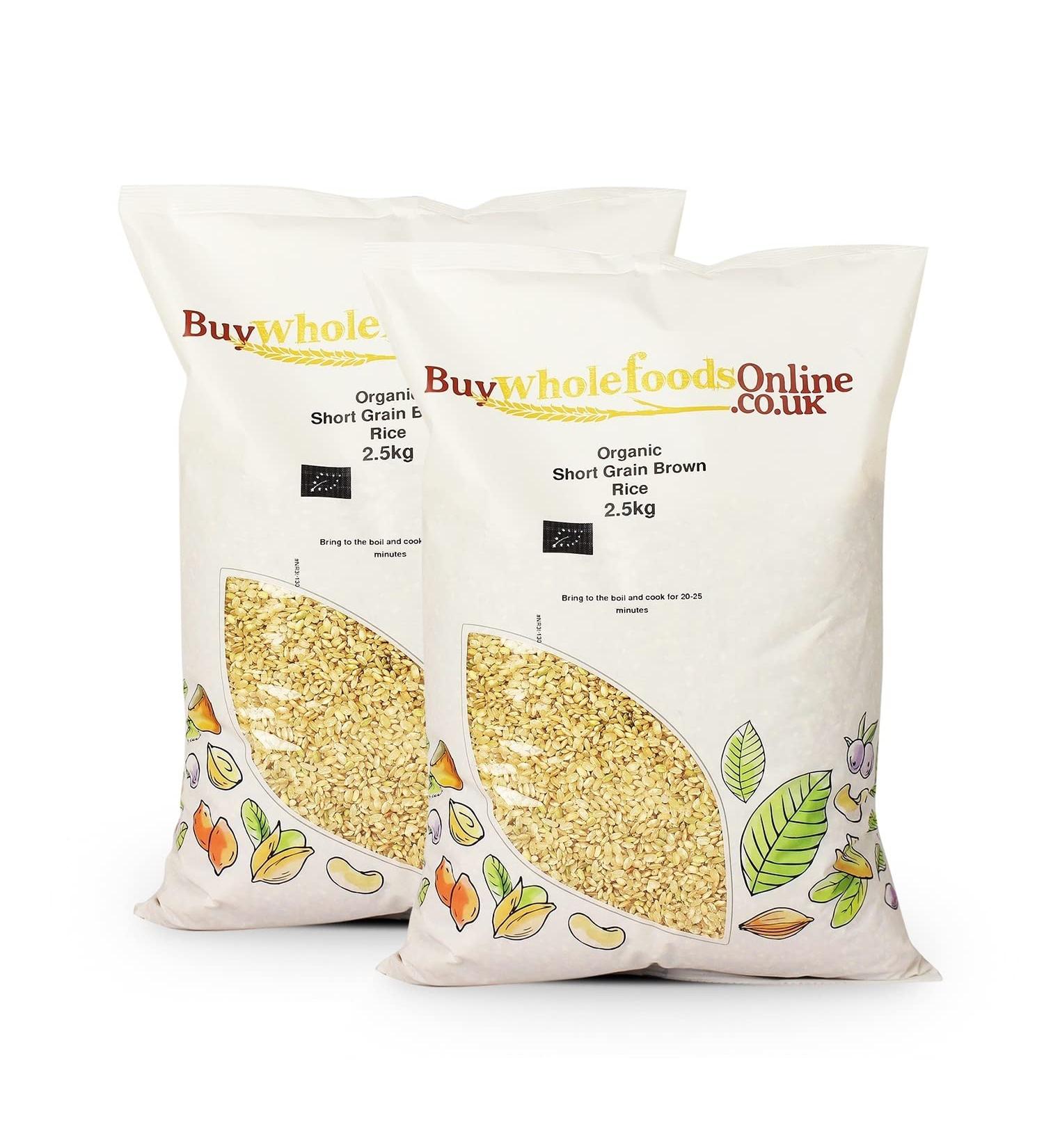Organic Short Grain Brown Rice 5kg (BWFO)