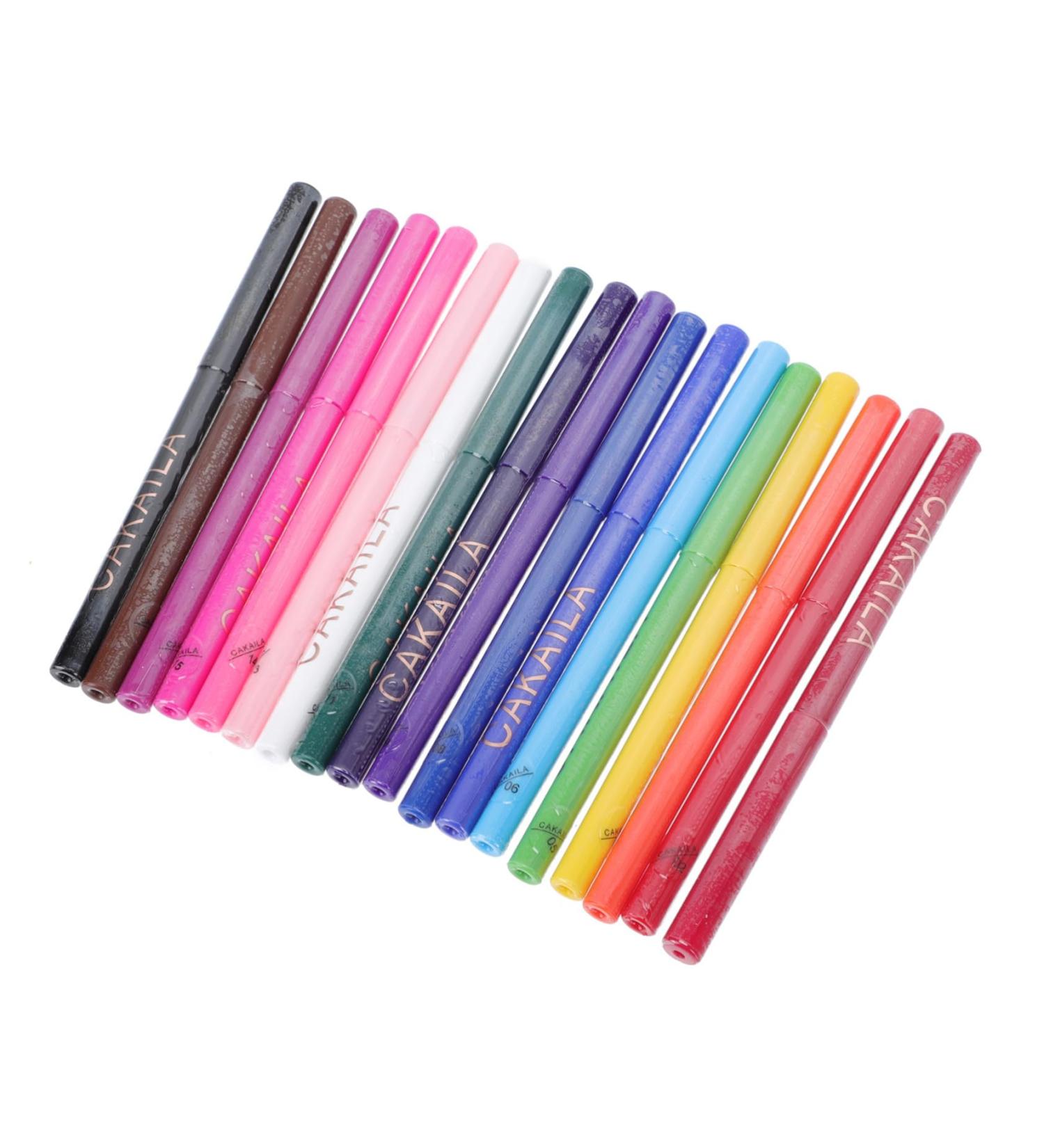 BELLIFFY 18pcs Eyeliner Colors Eye Liner Glitter Liner for Eyes Accessories for Eye Shadow Stick Abs - Buy Online on GoSupps.com