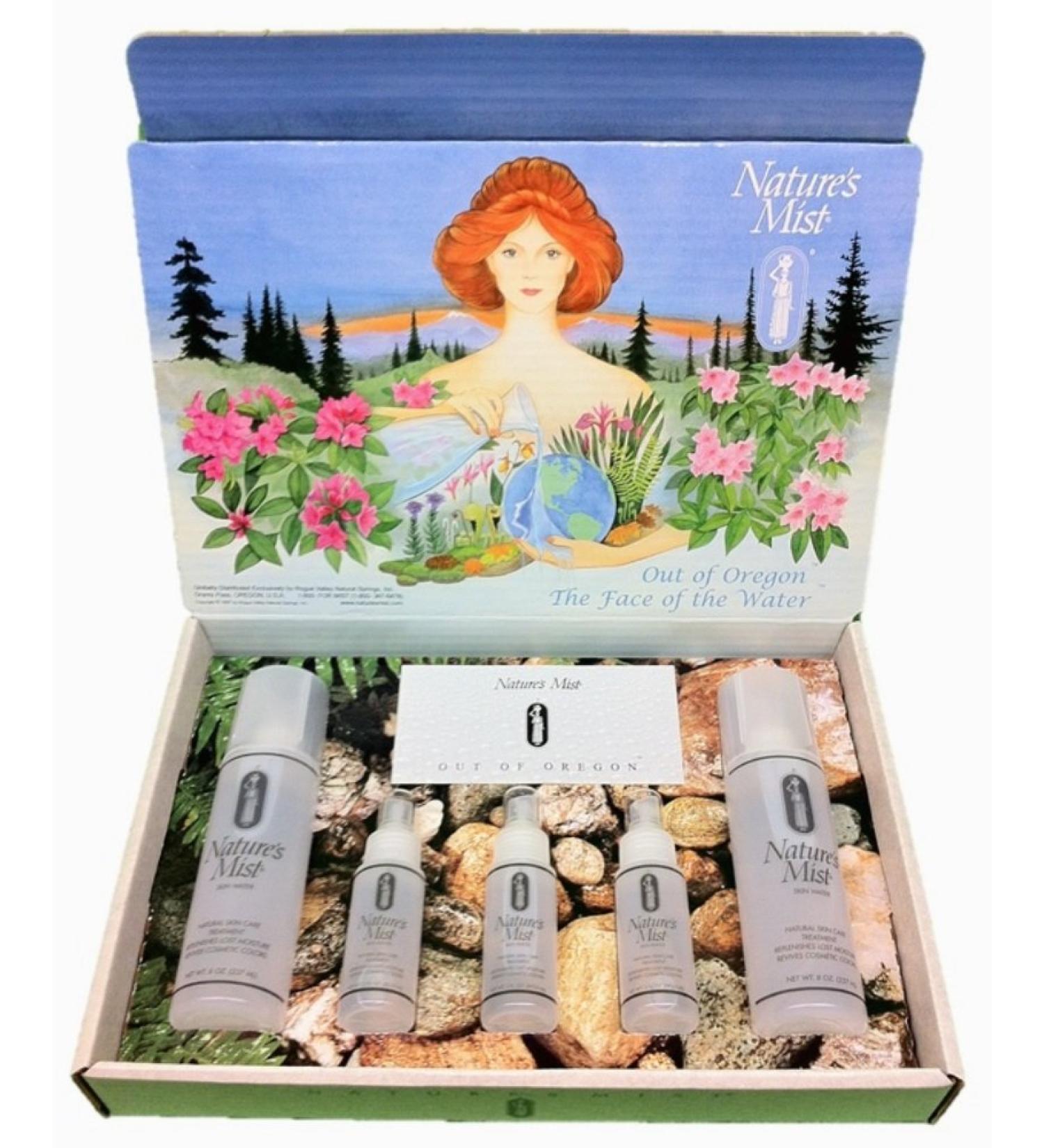 Nature's Mist Natural Moisturizing Skin Water Gift Set - Hydrate & Pamper Your Skin Anytime Anywhere - Buy Online on GoSupps.com