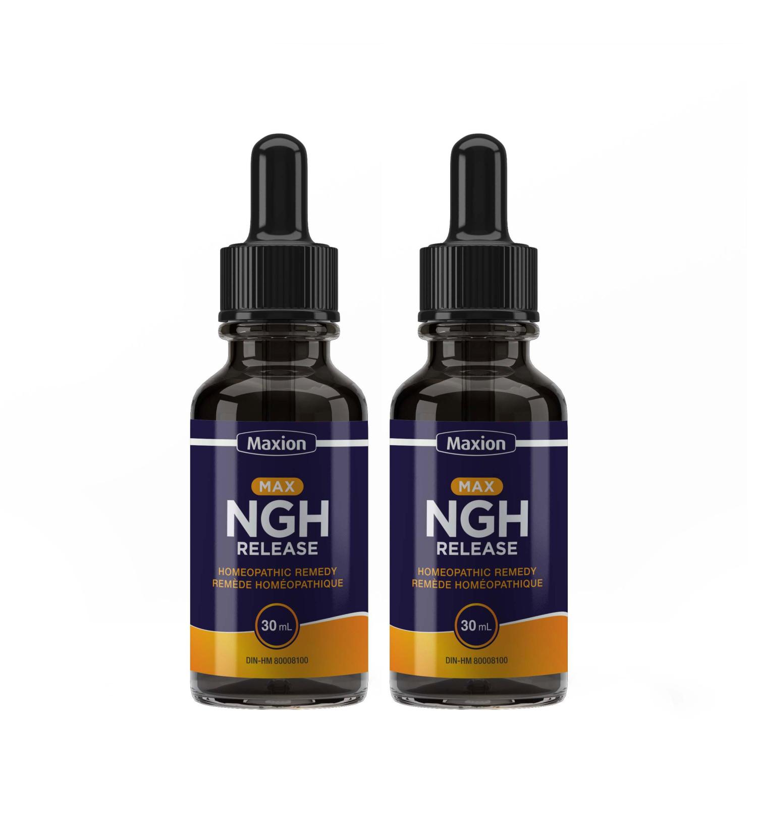 Maxion 2 Pack NGH Release for Natural Production of Human Growth Hormone HGH Anti-Aging Formula for Increased Energy and Libido Improved Skin and Weight Loss 30ml (2) - Buy Online on GoSupps.com