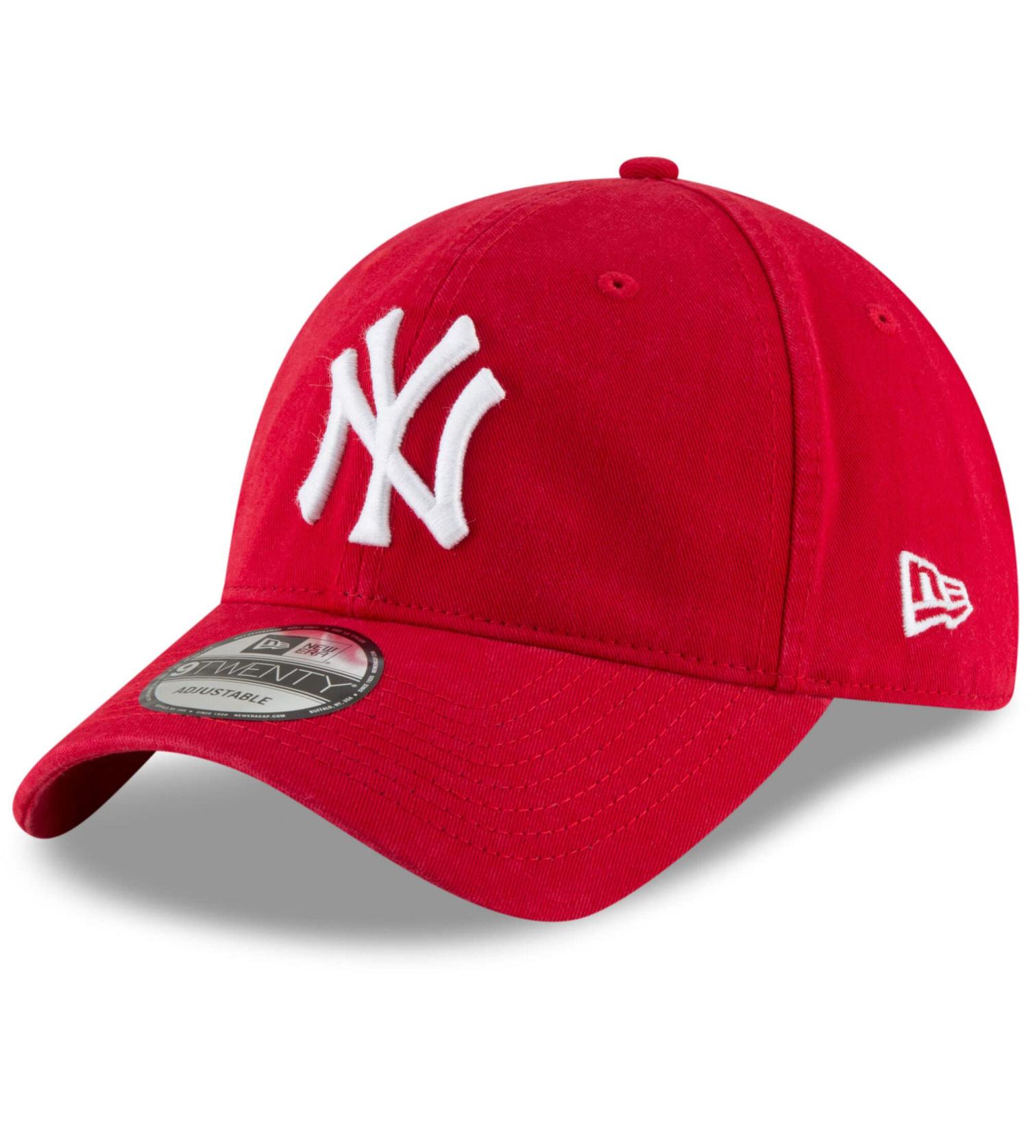 New Era MLB Core Classic Khaki 9TWENTY Adjustable Hat - New York Yankees Red - Buy Online on GoSupps.com