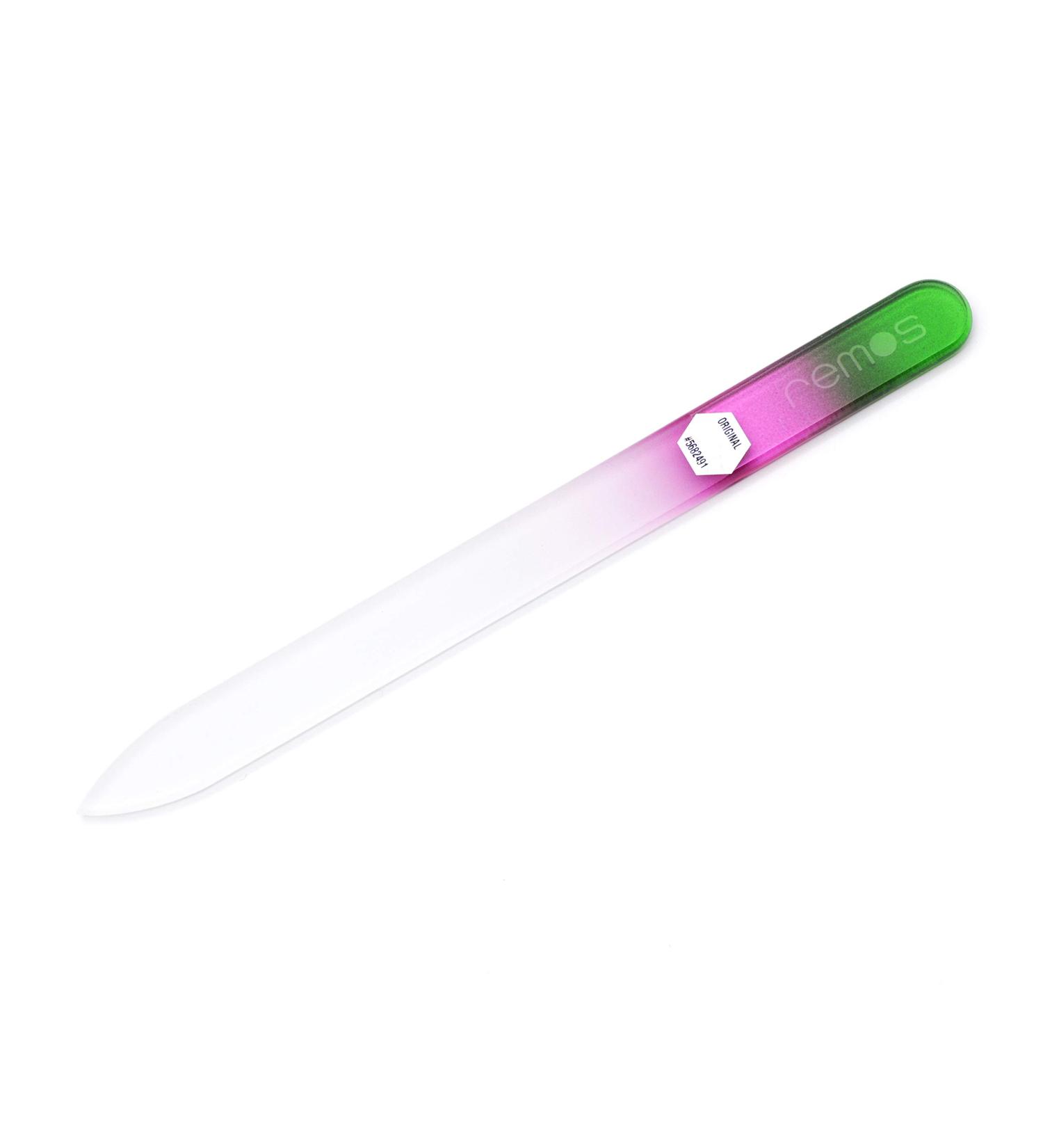 REMOS Tempered Glass Nail File - Double-Sided Green-Purple - Buy Online on GoSupps.com