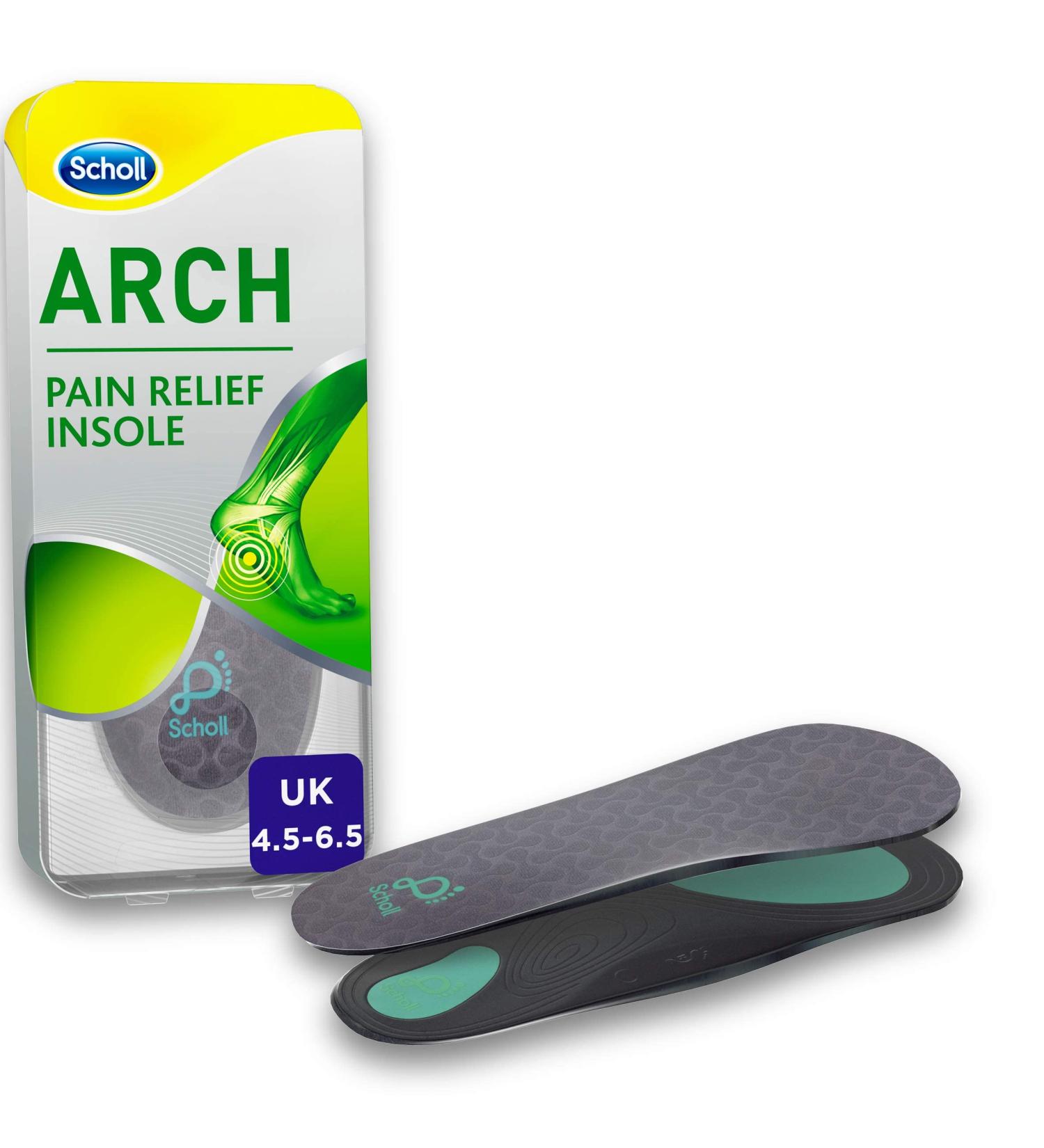 Scholl Orthotic Insoles for Arch Pain Relief - Women and Men, 1 Count - Buy Online on GoSupps.com