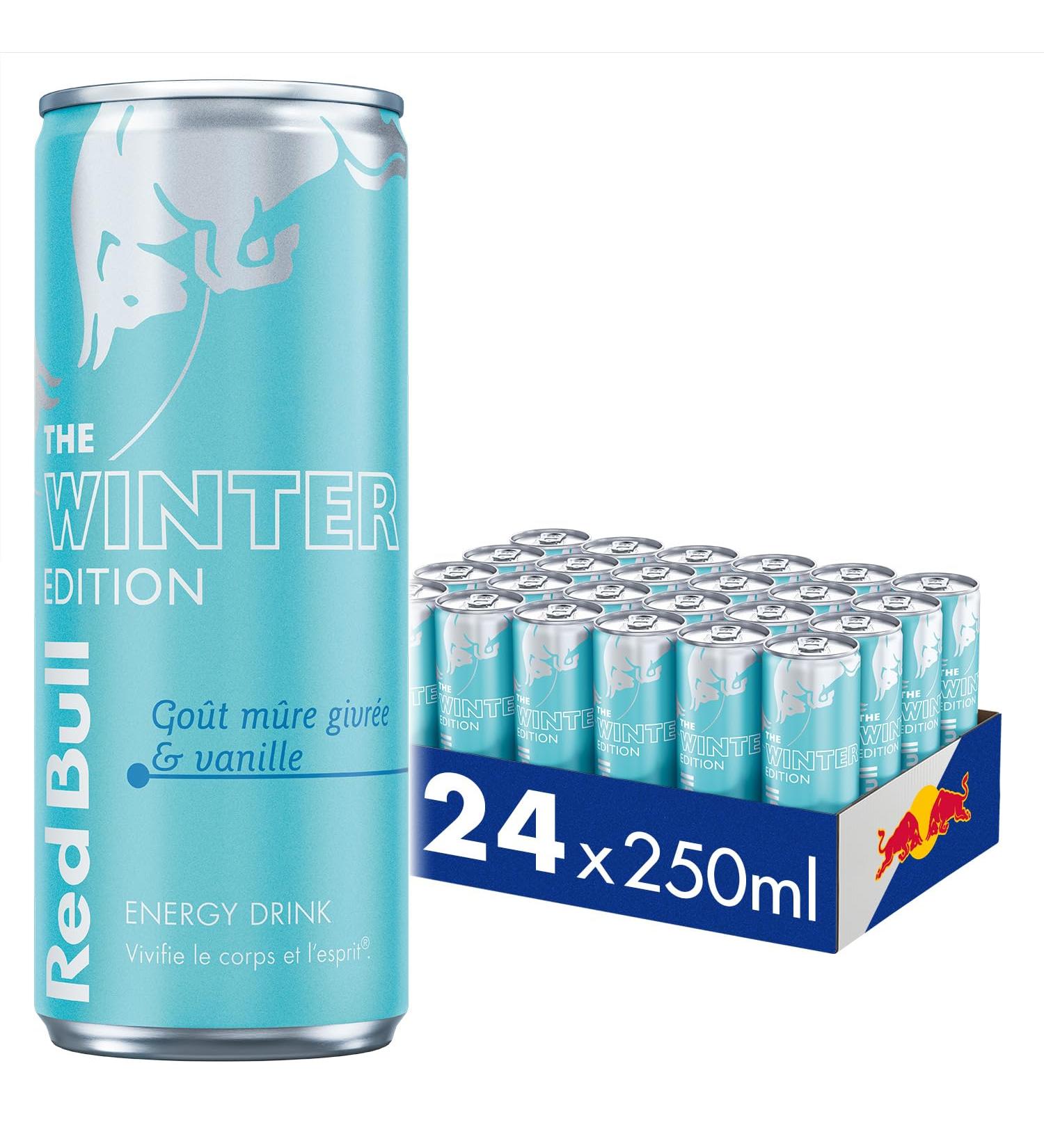 Red Bull Frosted Blackberry-Vanilla Winter Edition 24 x 250ml - Buy Online on GoSupps.com