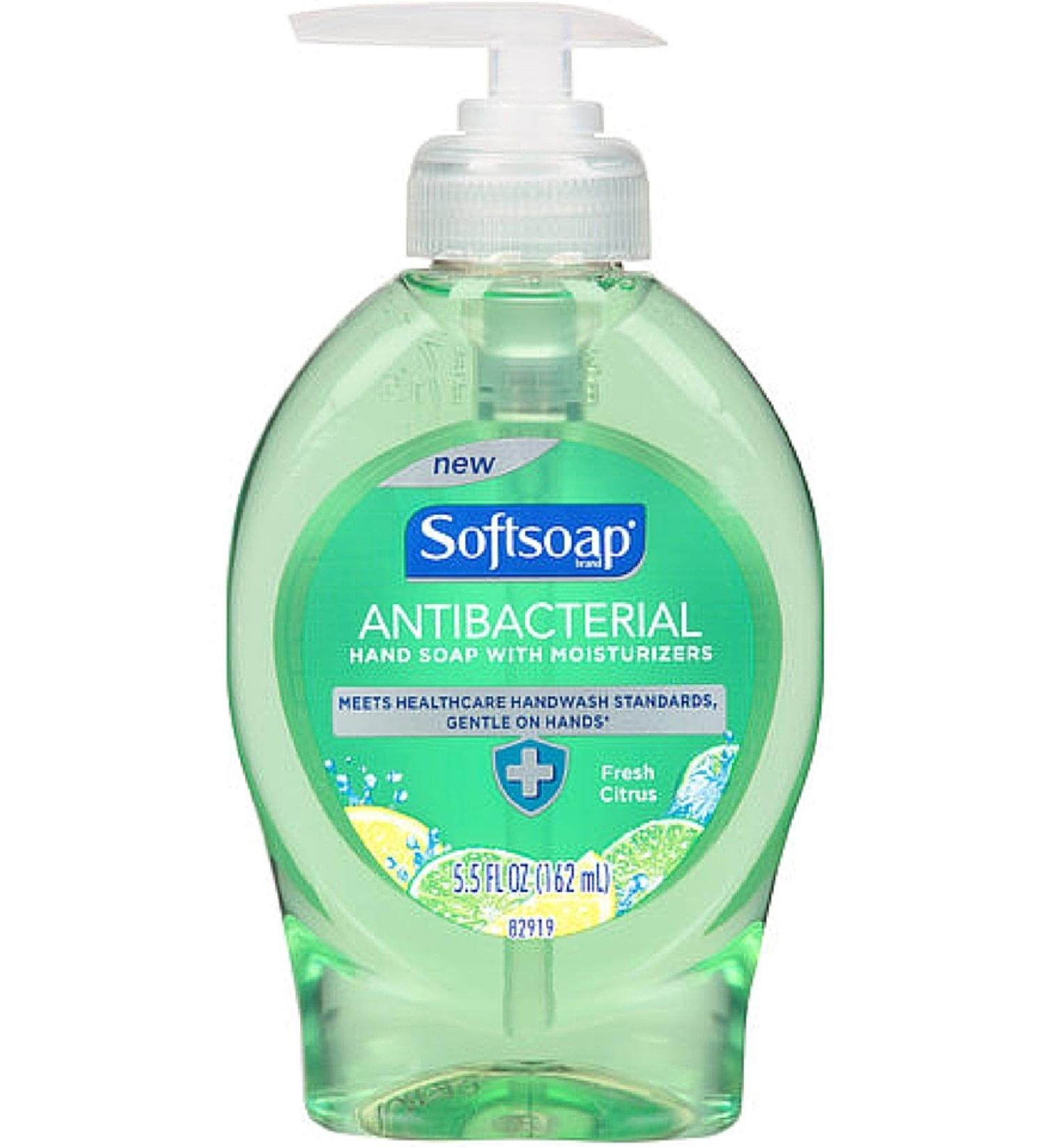 Softsoap Antibacterial Hand Soap with Moisturizers Fresh Citrus 5.5oz. Pack of 2