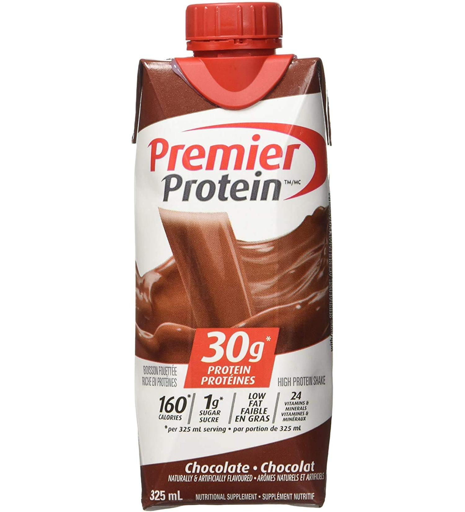 Premier Protein 30g Protein Chocolate Flavor 325 ml 18 count - Buy Online on GoSupps.com