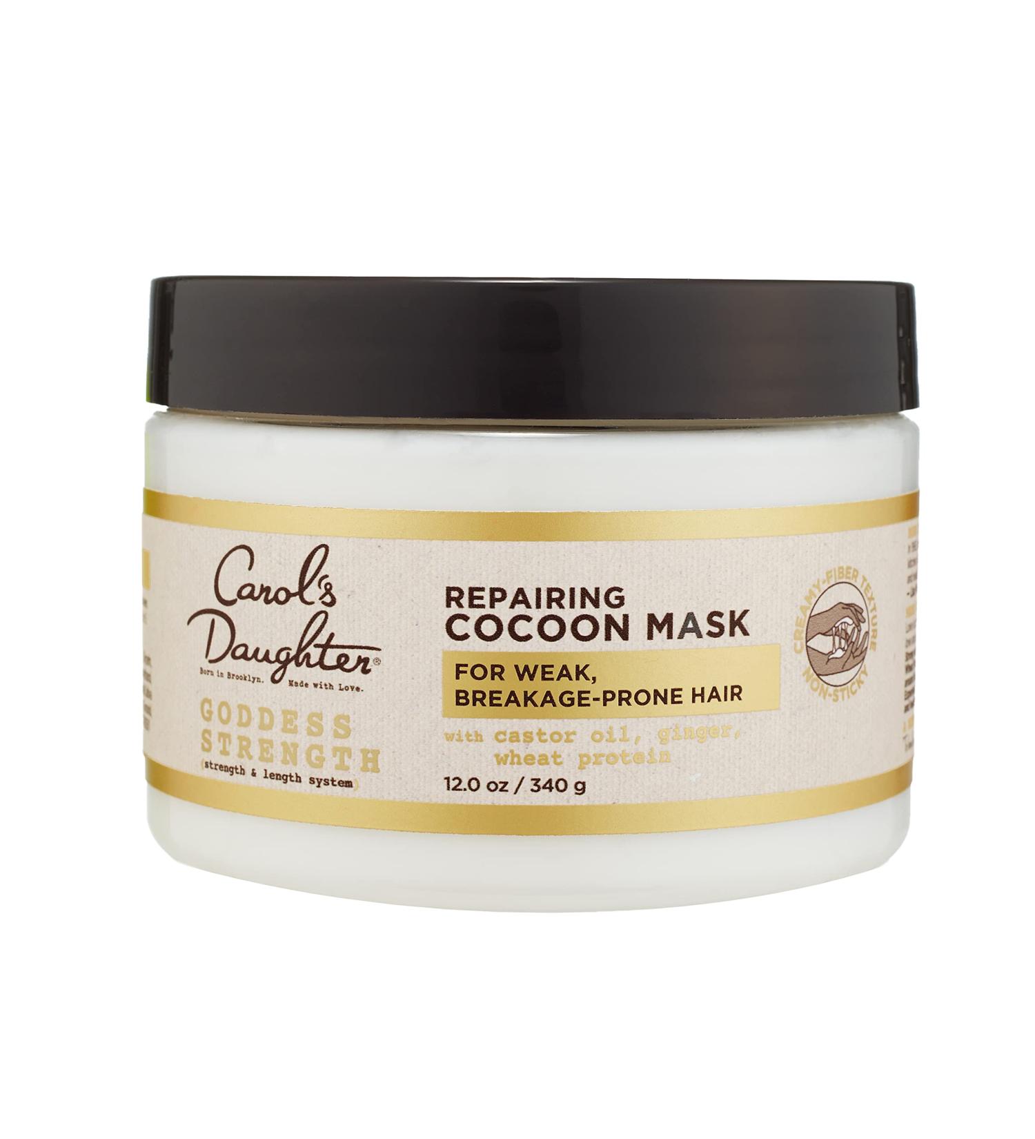Carol's Daughter Goddess Strength Repairing Hair Mask 12 Oz - Hydrating & Moisturizing with Castor Oil - Buy Online on GoSupps.com