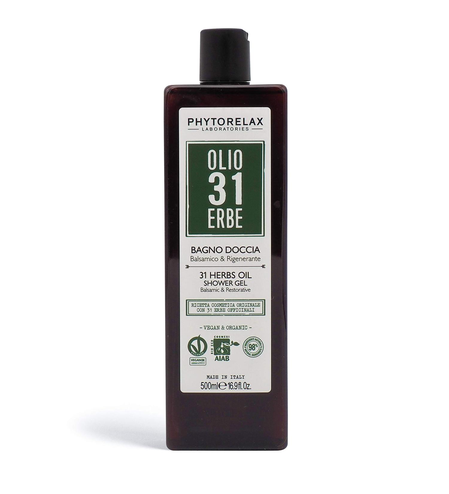 PhytorelaxLaboratories Olio 31 Erbe Vegan & Organic - Bagno Doccia - Balsamico E Rigenerante - 500 ml - Buy Online on GoSupps.com