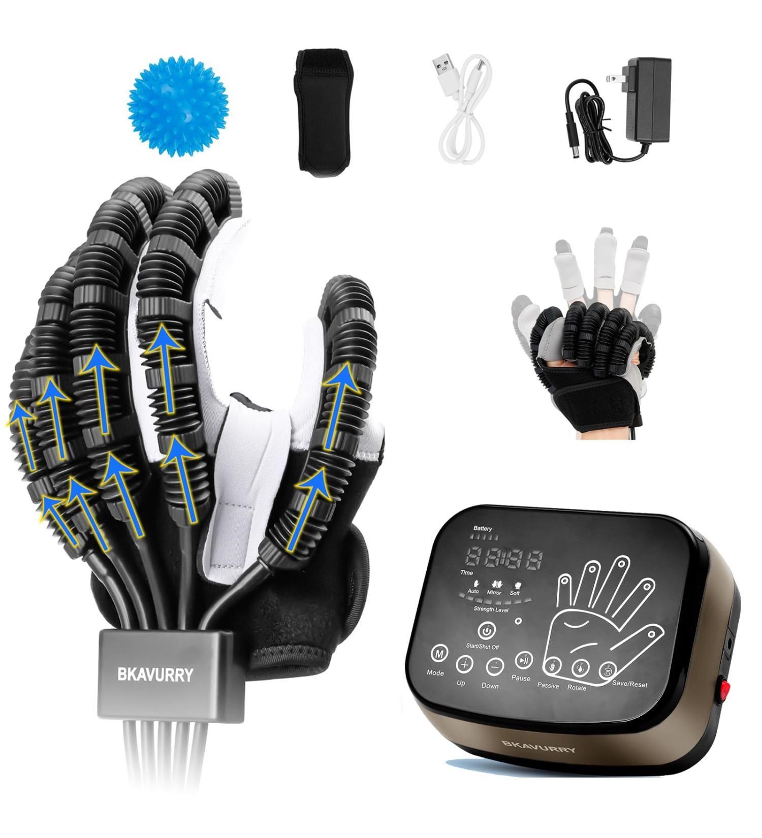 Shop Heating Robot Rehabilitation Gloves - Right & Left Hand Therapy for Stroke Recovery - Buy Online on GoSupps.com