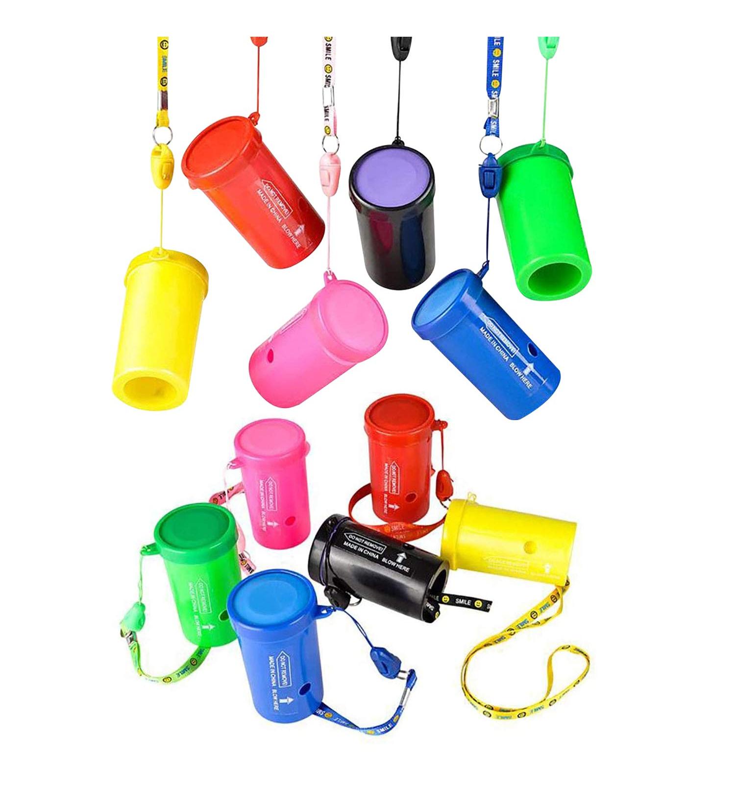 Kicko 3 Inch Air Horn - 12 Pack Blow Horn Set for Sports Events, Pranks, Boats, Trains, Cars, Fire Alarms, Traffic Signals, and Emergencies - Buy Online on GoSupps.com