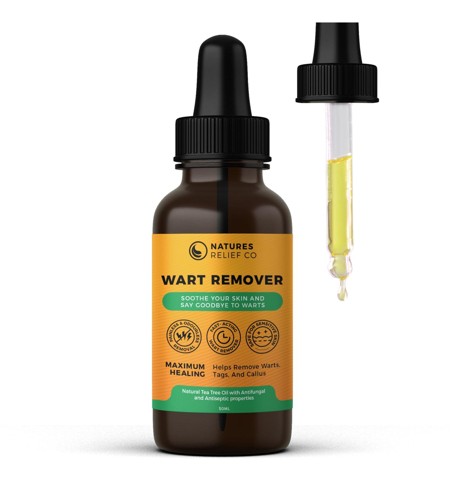 Wart Remover Serum | Suitable for Hands & Feet | Fast Acting & Effective Removal Treatment for Warts | 50ml - Buy Online on GoSupps.com