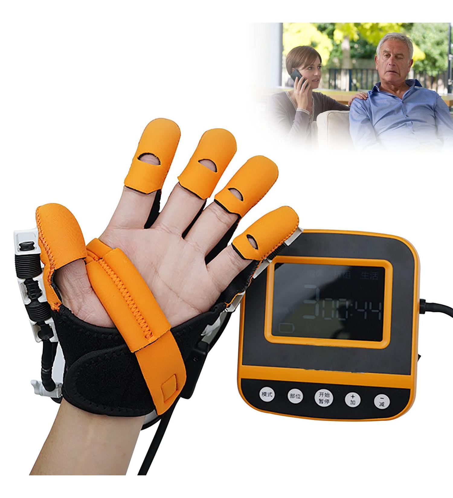 Rehabilitation Robot Gloves Hand Stroke Hemiplegia Rehabilitation Training Equipment Rehabilitative Orthoses Increase Muscle Tone Yellow One Size - Buy Online on GoSupps.com