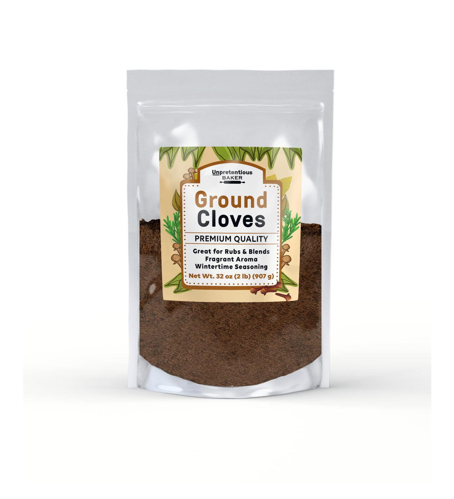 Unpretentious Baker Ground Cloves 2lb - Non-GMO Baking Ingredient for Delicious Baked Goods - Buy Online on GoSupps.com