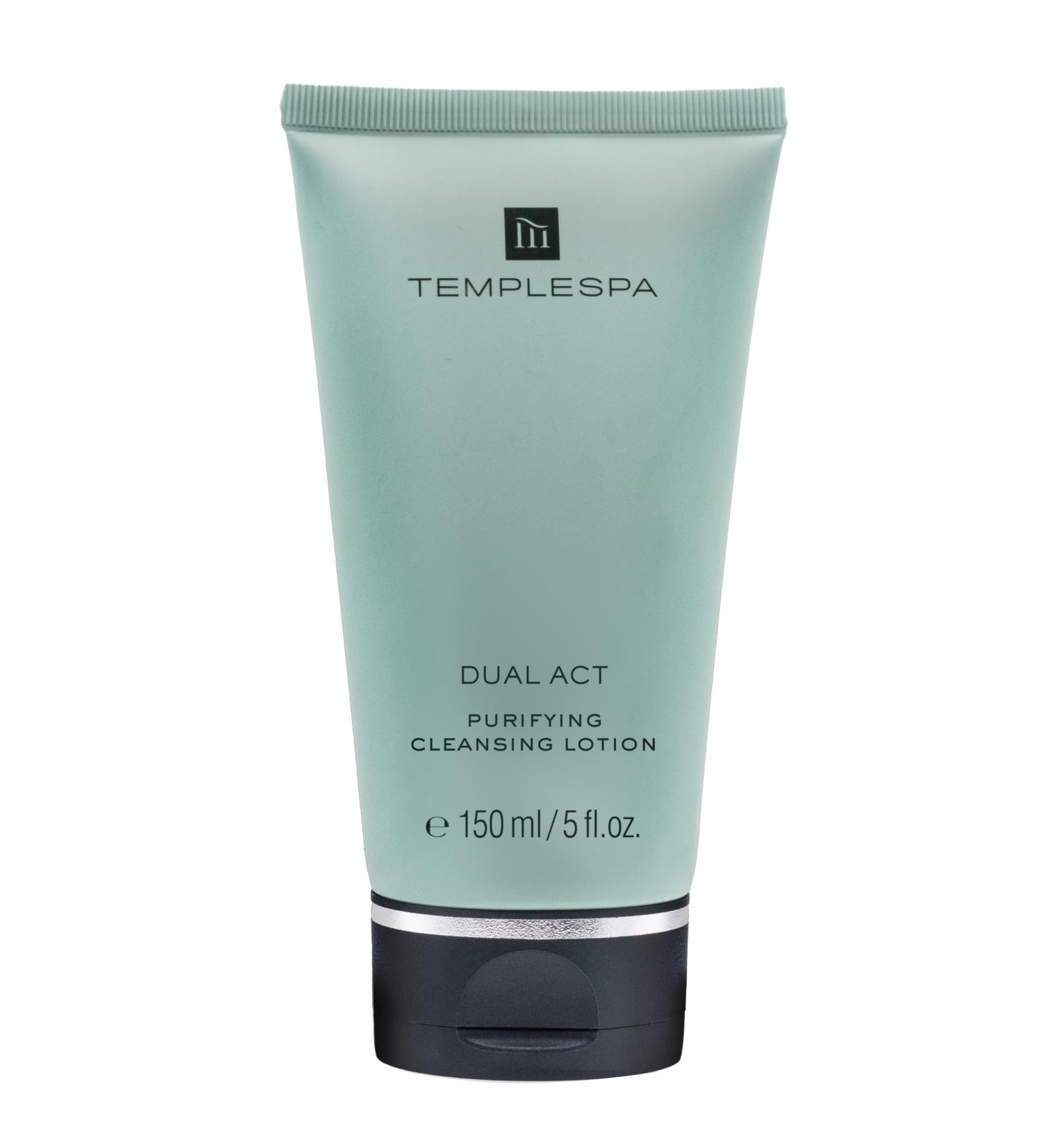 TEMPLESPA Dual Act Face Cleanser for Combination Skin | Balance T-Zone & Dry Areas | Natural Cruelty-Free & Vegetarian | 5.0 fl. oz - Shop Internationally - Buy Online on GoSupps.com