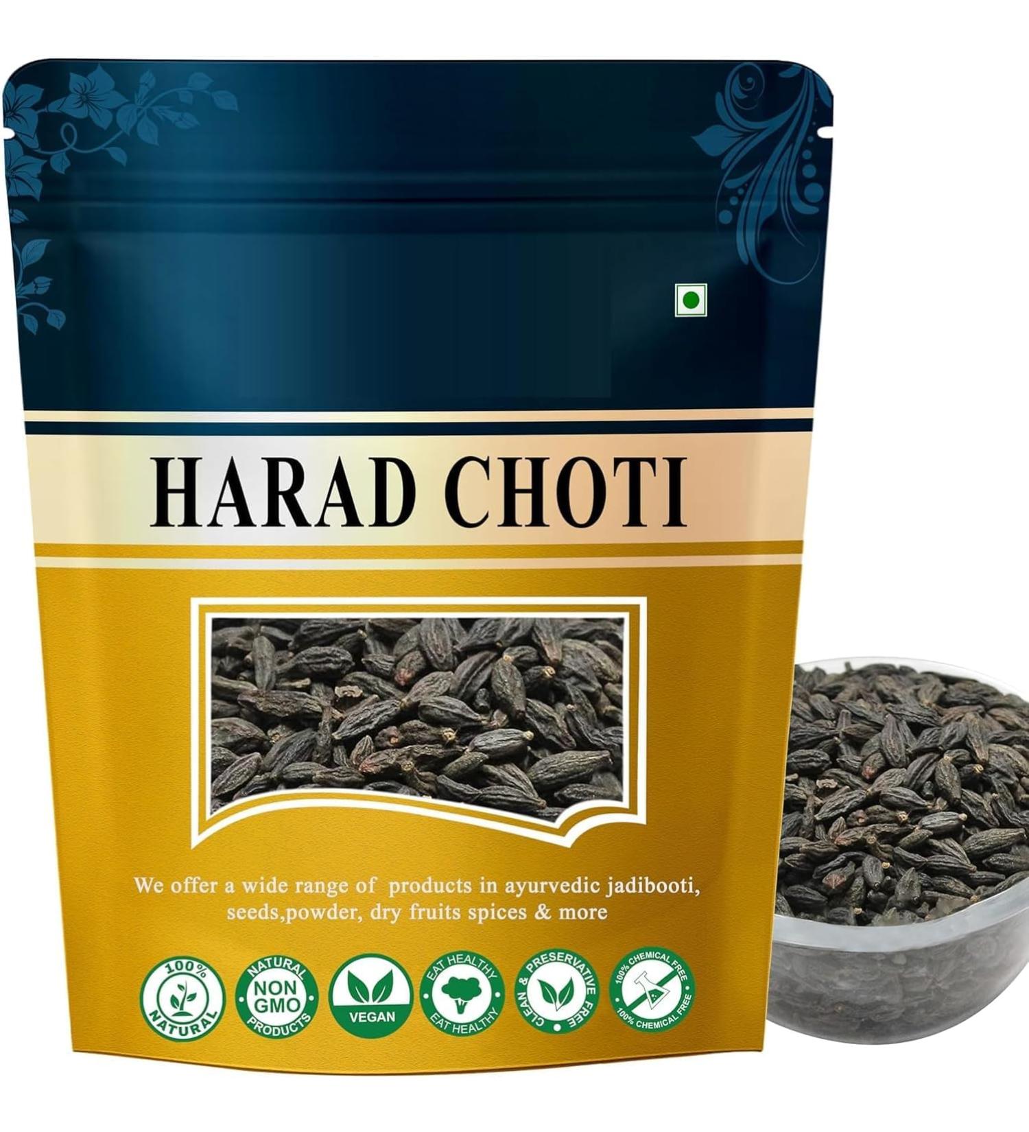 Harad Choti - Haritaki - Terminalia Chebula Natural 100g - Buy Online on GoSupps.com