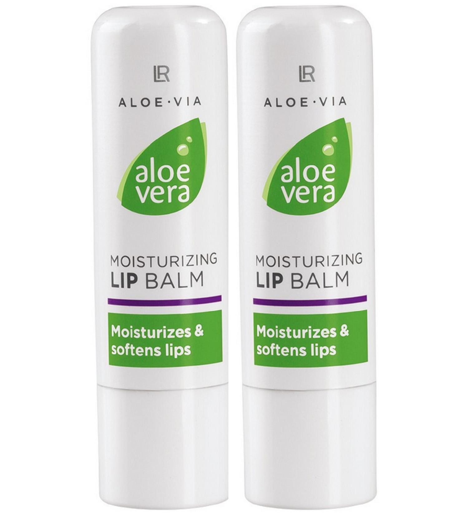 LR ALOE VIA Aloe Vera Lip Care Stick (2x 4.8g)