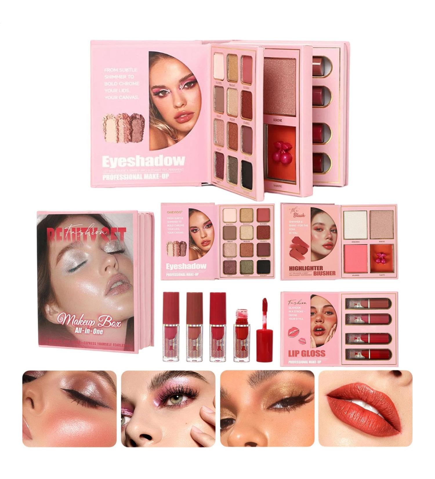 Palettes de Maquillage | Fard Paupi res Longue Dur e Pliable 3 Couches | Palette pour Contour et Fard Joues - Pour Mariage Mature Soir e Bureau Rendez-Vois Voyage Quotidien - Buy Online on GoSupps.com