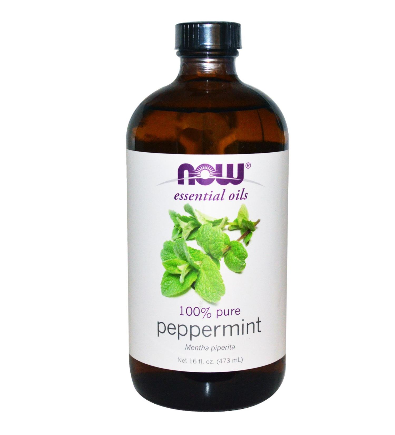 Now Foods Essential Oils Peppermint 16 fl oz (473 ml)