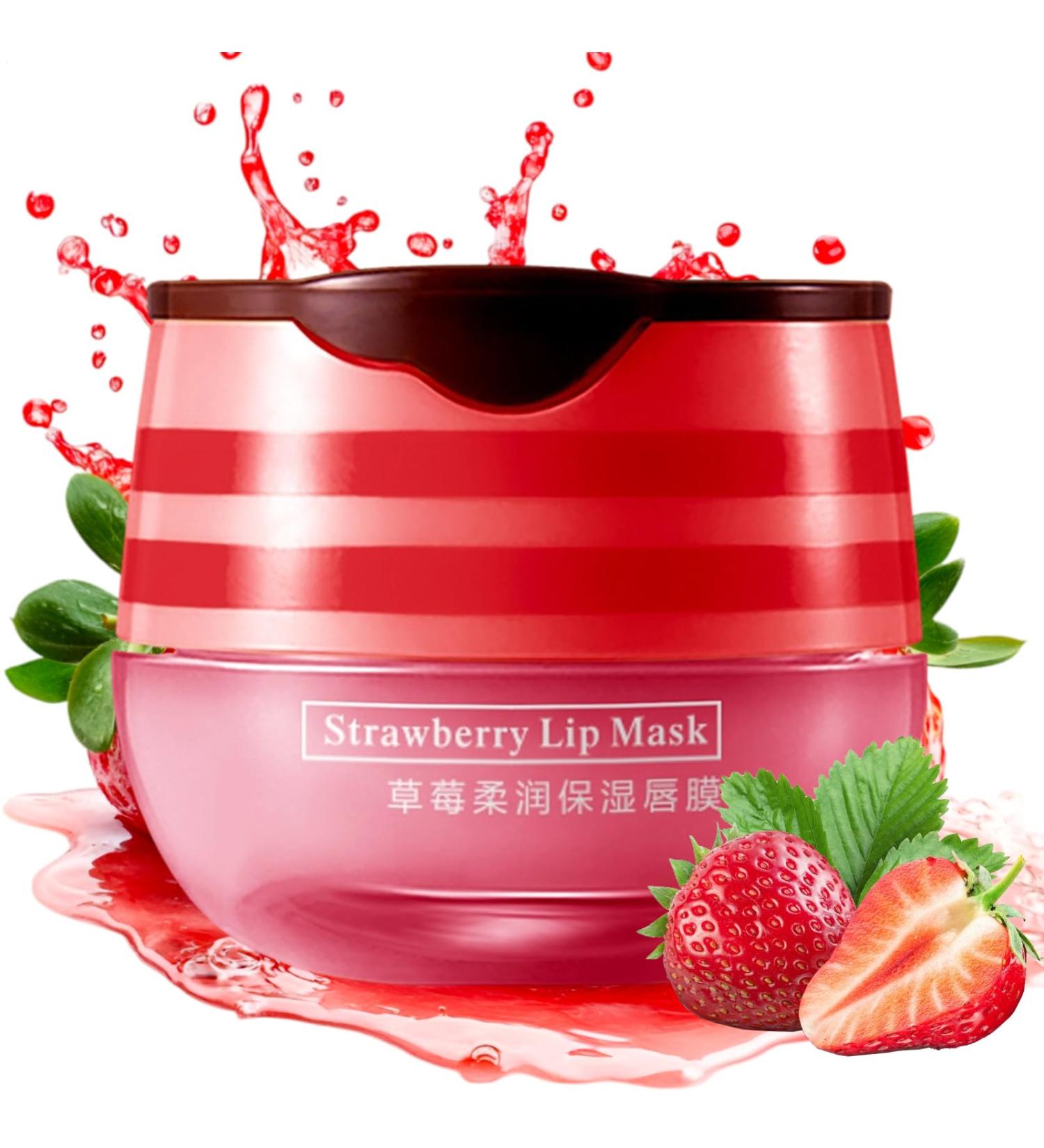 Lip Moisturizer | Nourishing and Softening Lip Mask Plumping and Protective Daily Care Day and Night Beauty Treatment Travel Winter Dry Weather - Buy Online on GoSupps.com