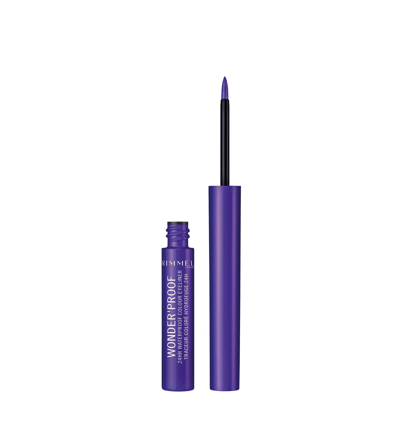 Rimmel Eyeliner Waterproof Colorato Wonderliner 004 Paars - Buy Online on GoSupps.com