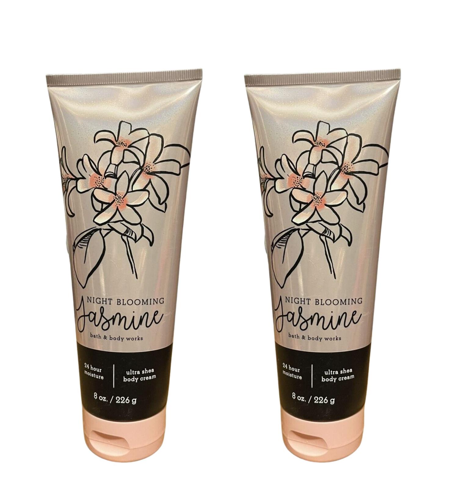 Bath and Body Works Gift Set of of 2 - 8 oz Body Cream - Mother's Day - (Night Blooming Jasmine)  Multicolor