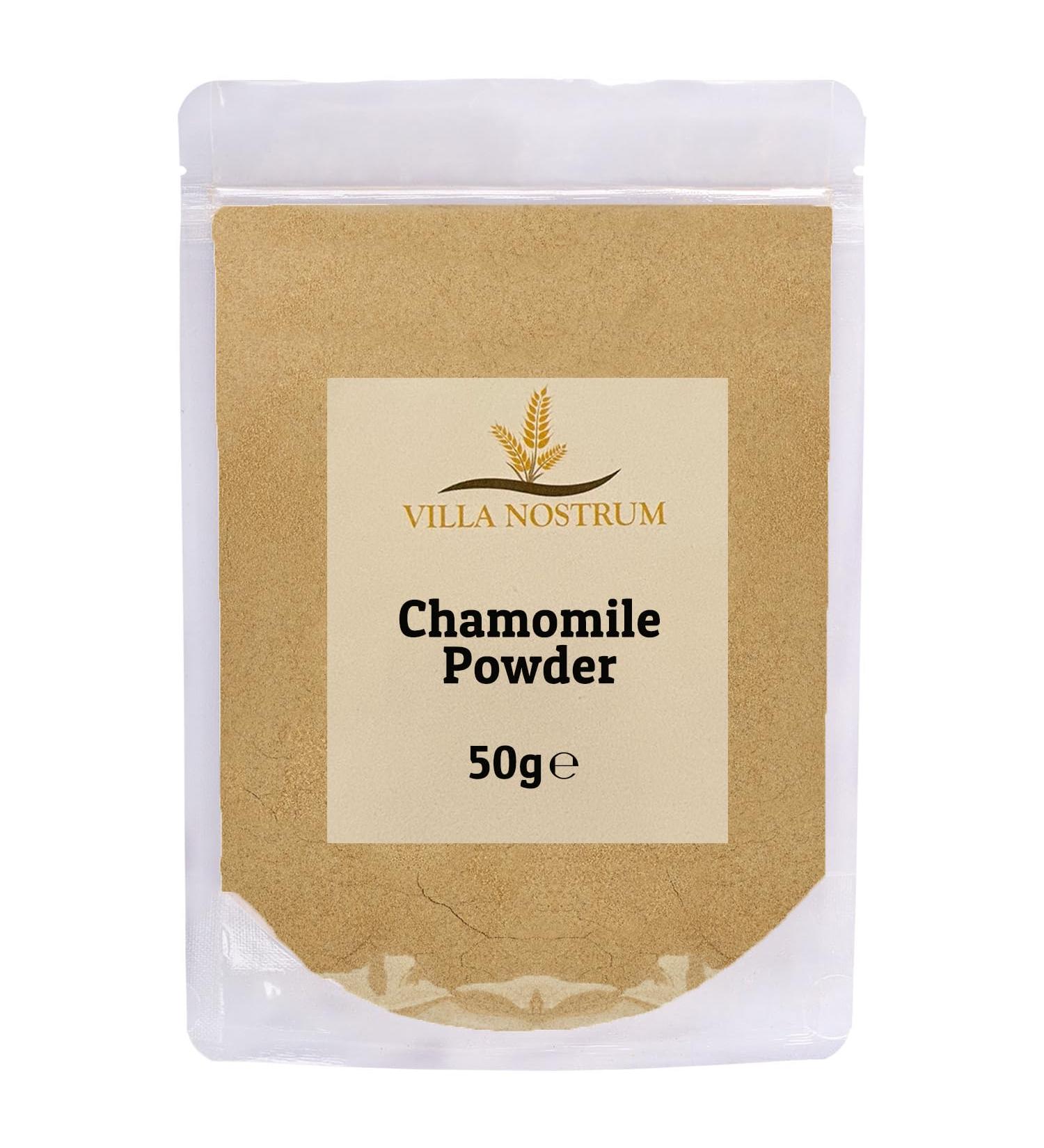 Chamomile Flower Powder 50g by Villa Nostrum