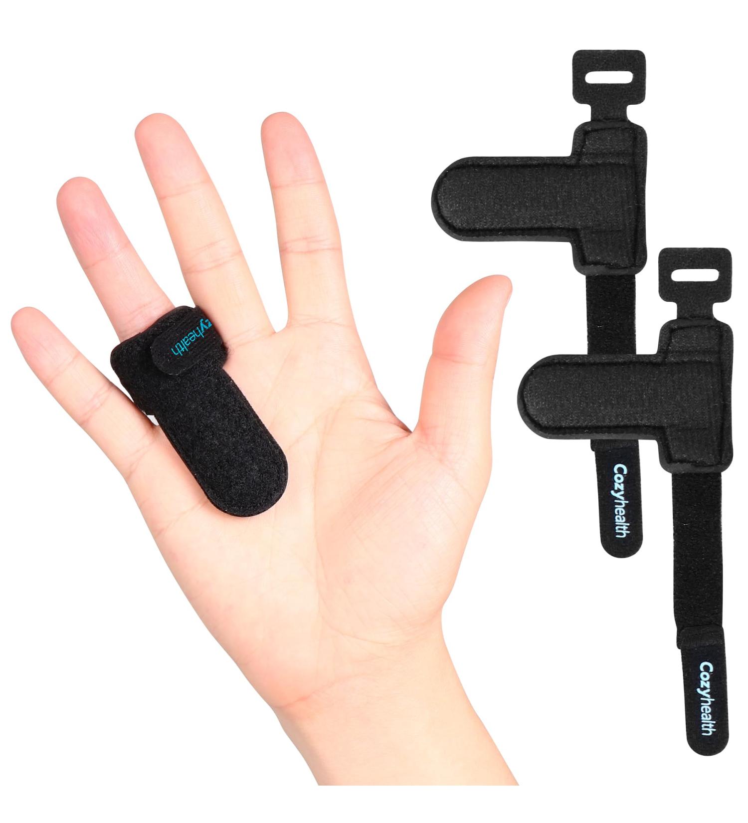 Trigger Finger Splint (2 Pack) - Universal Support Brace for Hand Stability & Pain Relief | Ideal for Stenosing Tenosynovitis & Locked Fingers - Buy Online on GoSupps.com