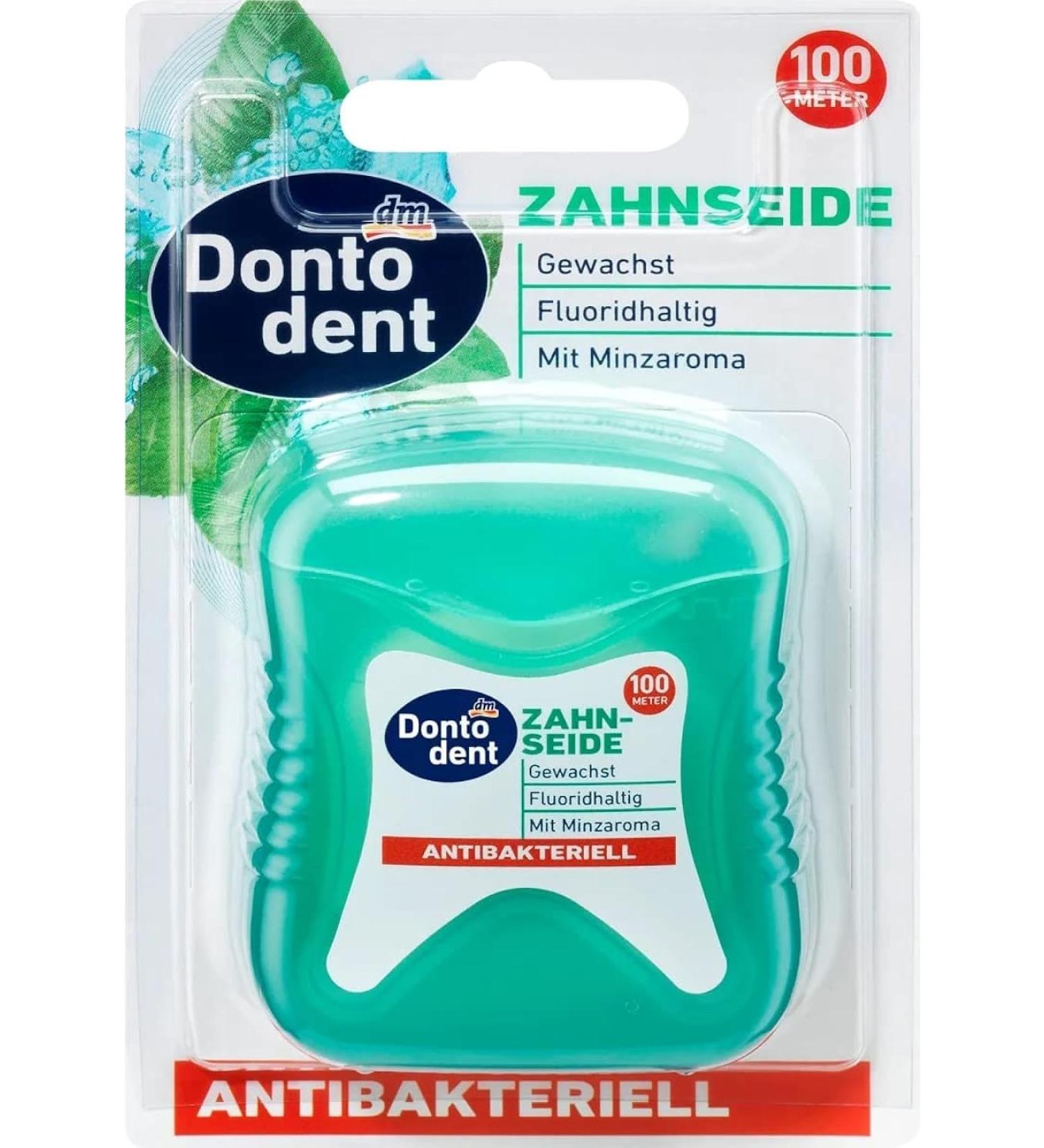 DONTODENT antibacterial dental floss 1 x 100 m