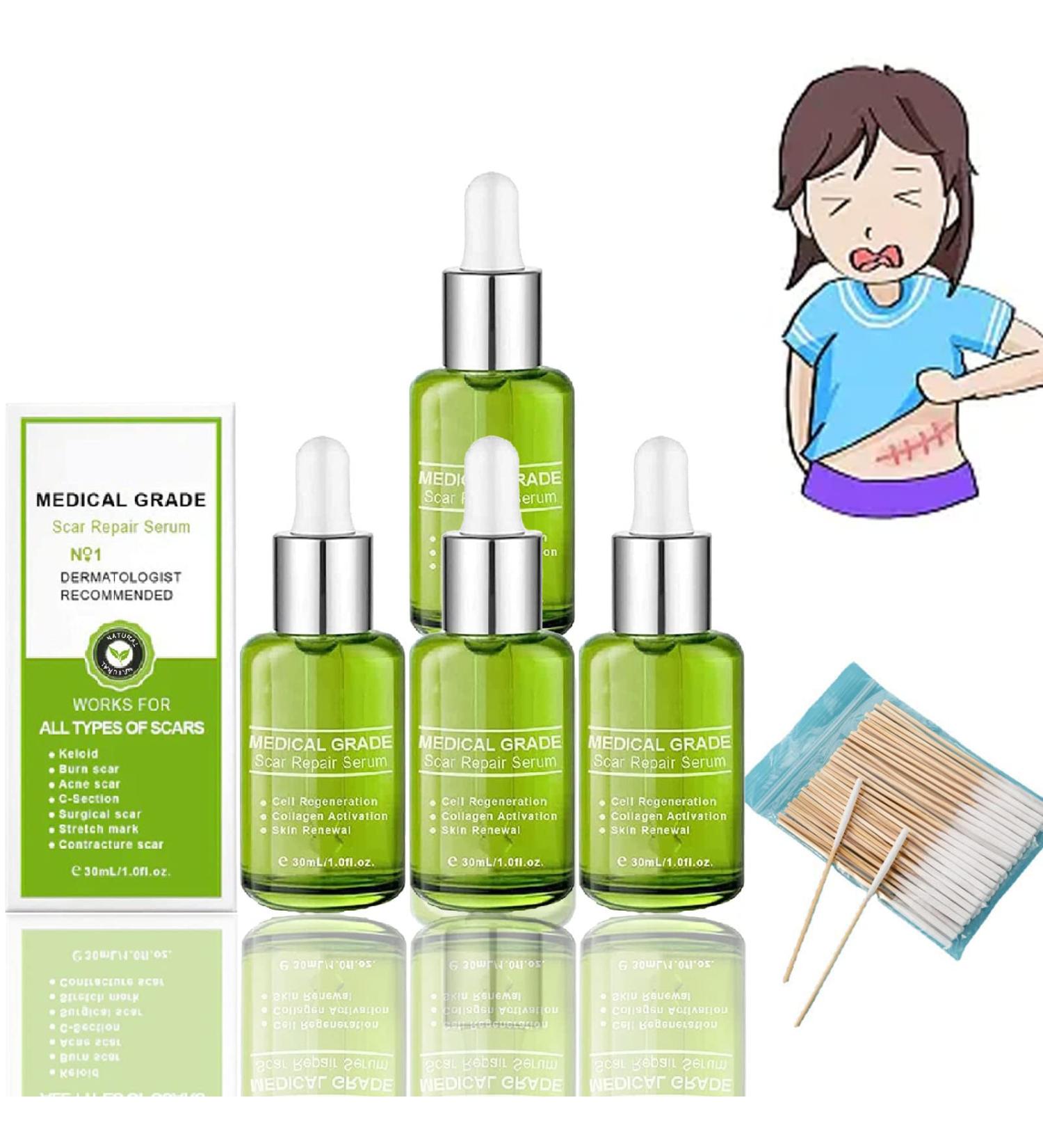 Goopgen Medical Grade Scar Repair Serum - Advanced Formula (4 PCS) - Buy Online on GoSupps.com
