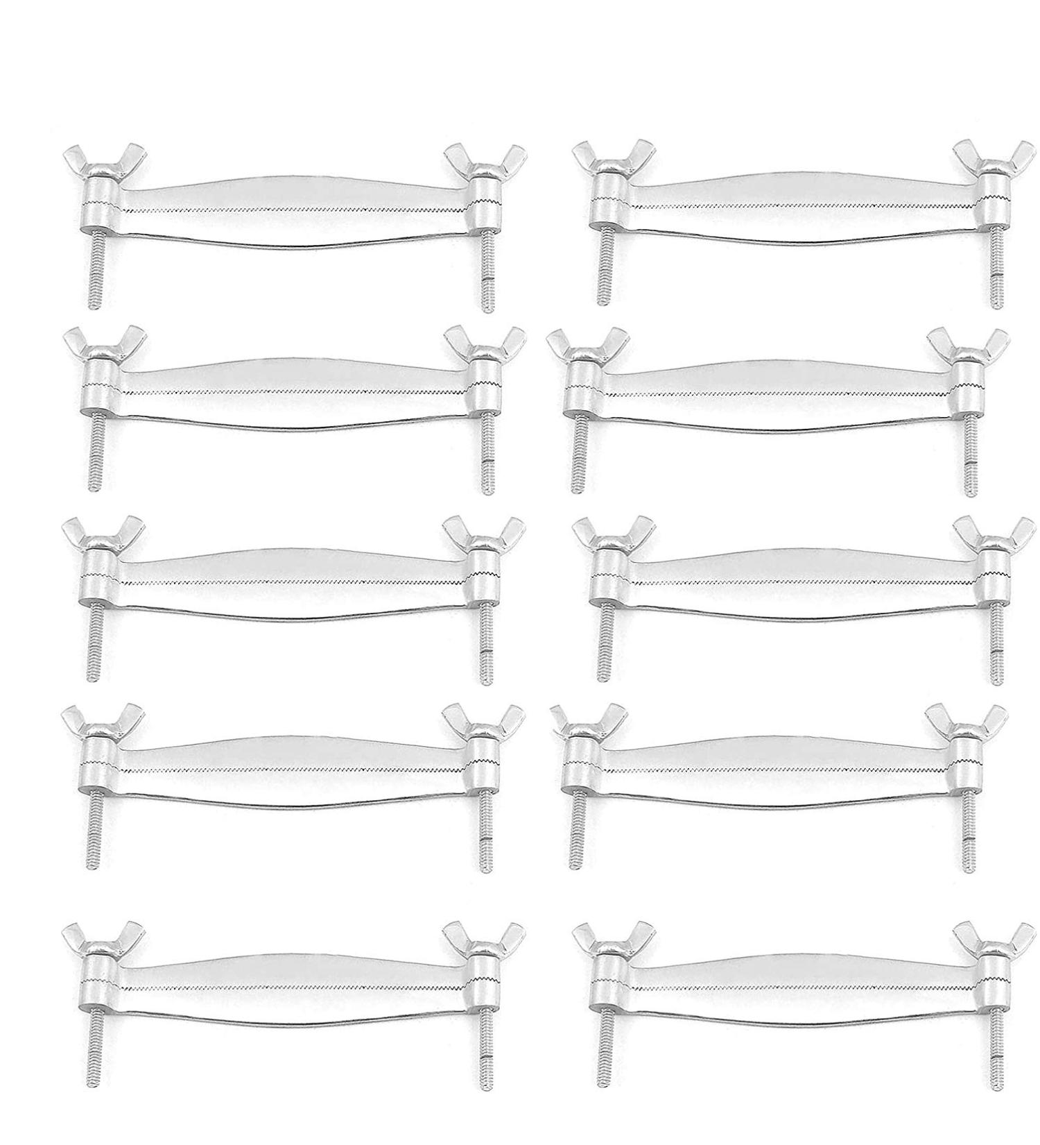 OdontoMed2011 10 Pcs Veterinary Ear Clamps 5.5" for Docking Dog Stainless Steel ODM