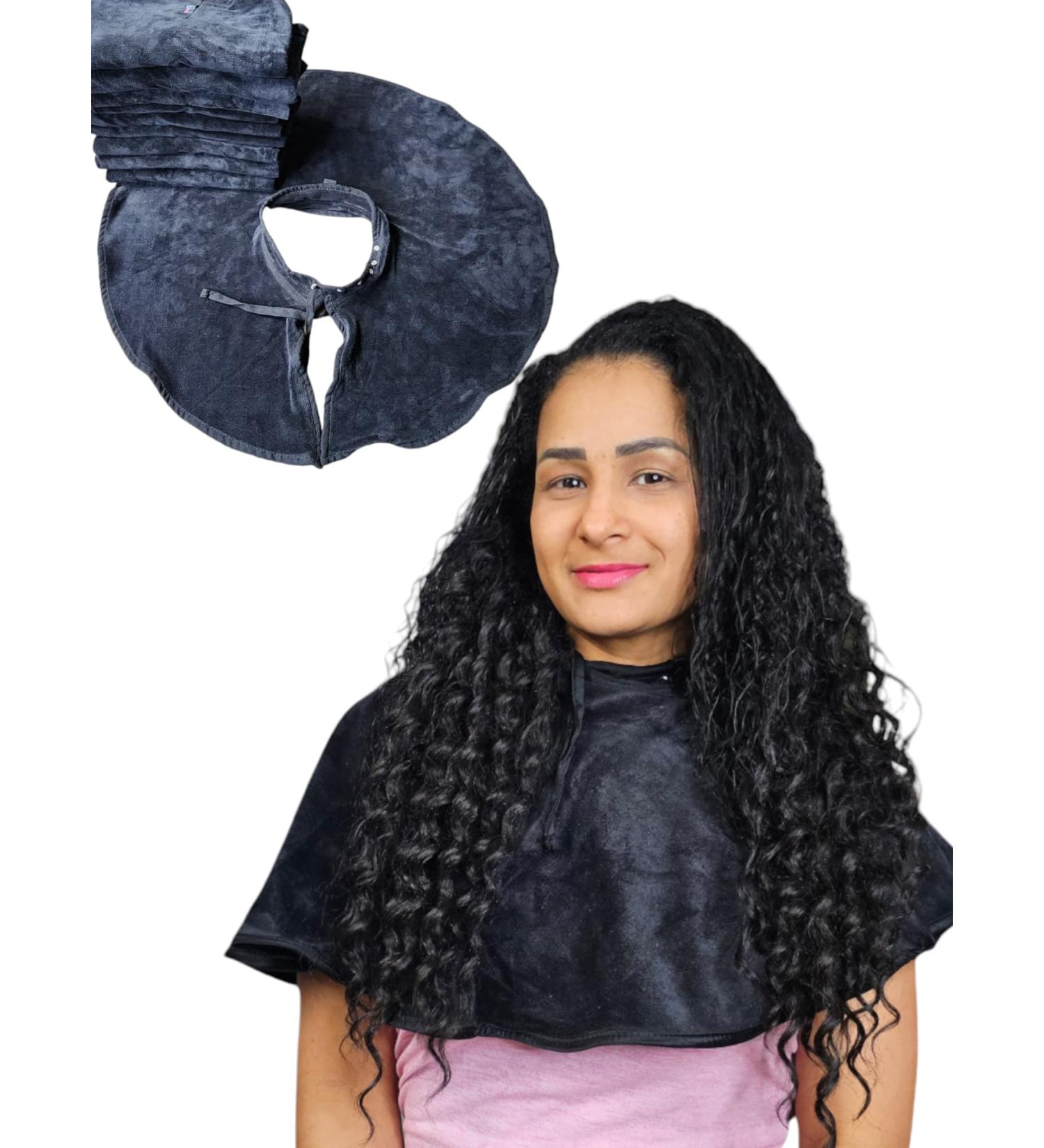 Microfiber Shoulder Towel & Cape - Hair Bleach-Proof | Ultimate Protection for Hair Color Treatments - Buy Online on GoSupps.com