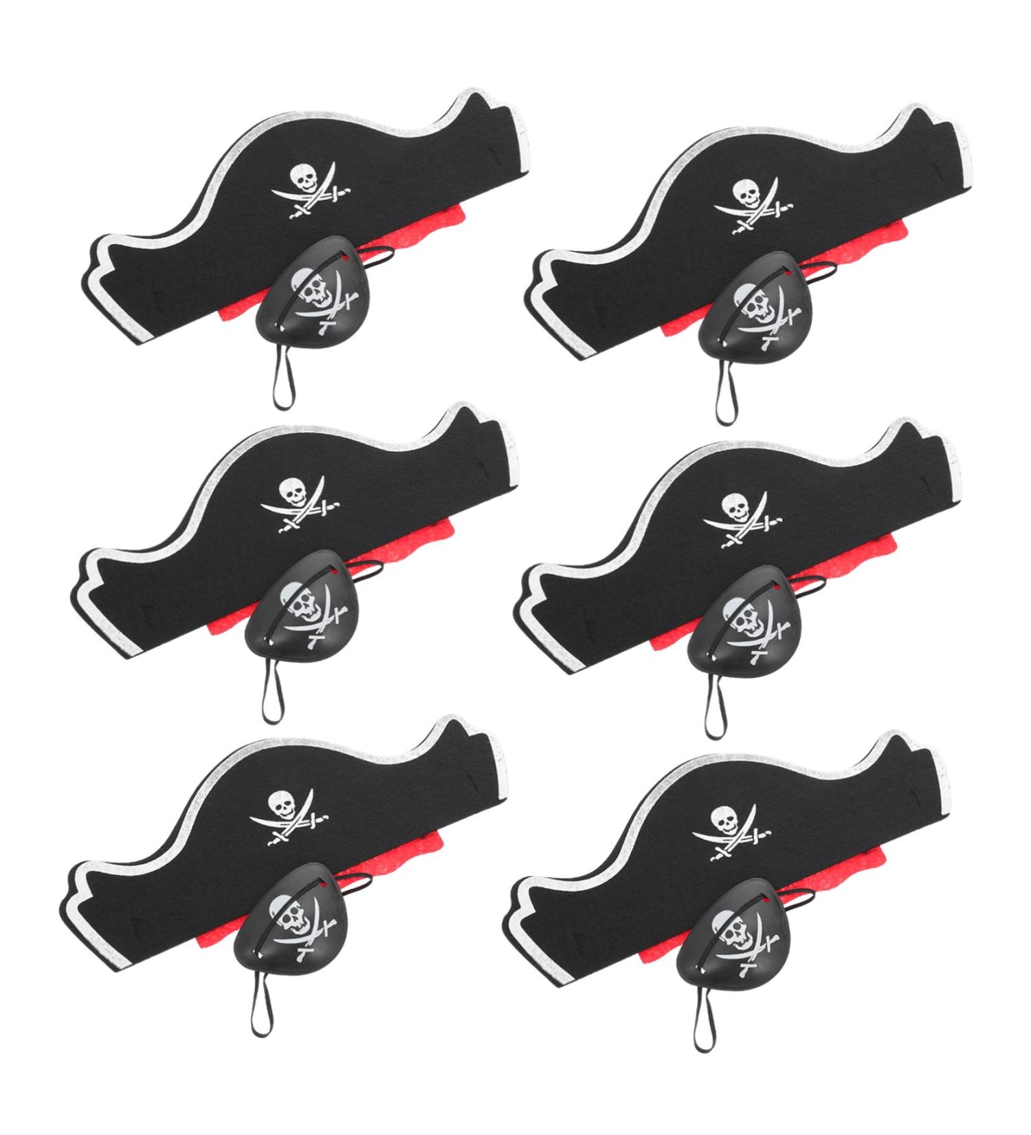 FRCOLOR 24 Sets Pirate Hair Blindfold Pirate Costume Kit Pirate Skull Eye Patch Pirate Cap Party Supplies Prom Suits Cosplay Accessories Pirate Headband Decorative Pirate Costume Plastic - Buy Online on GoSupps.com