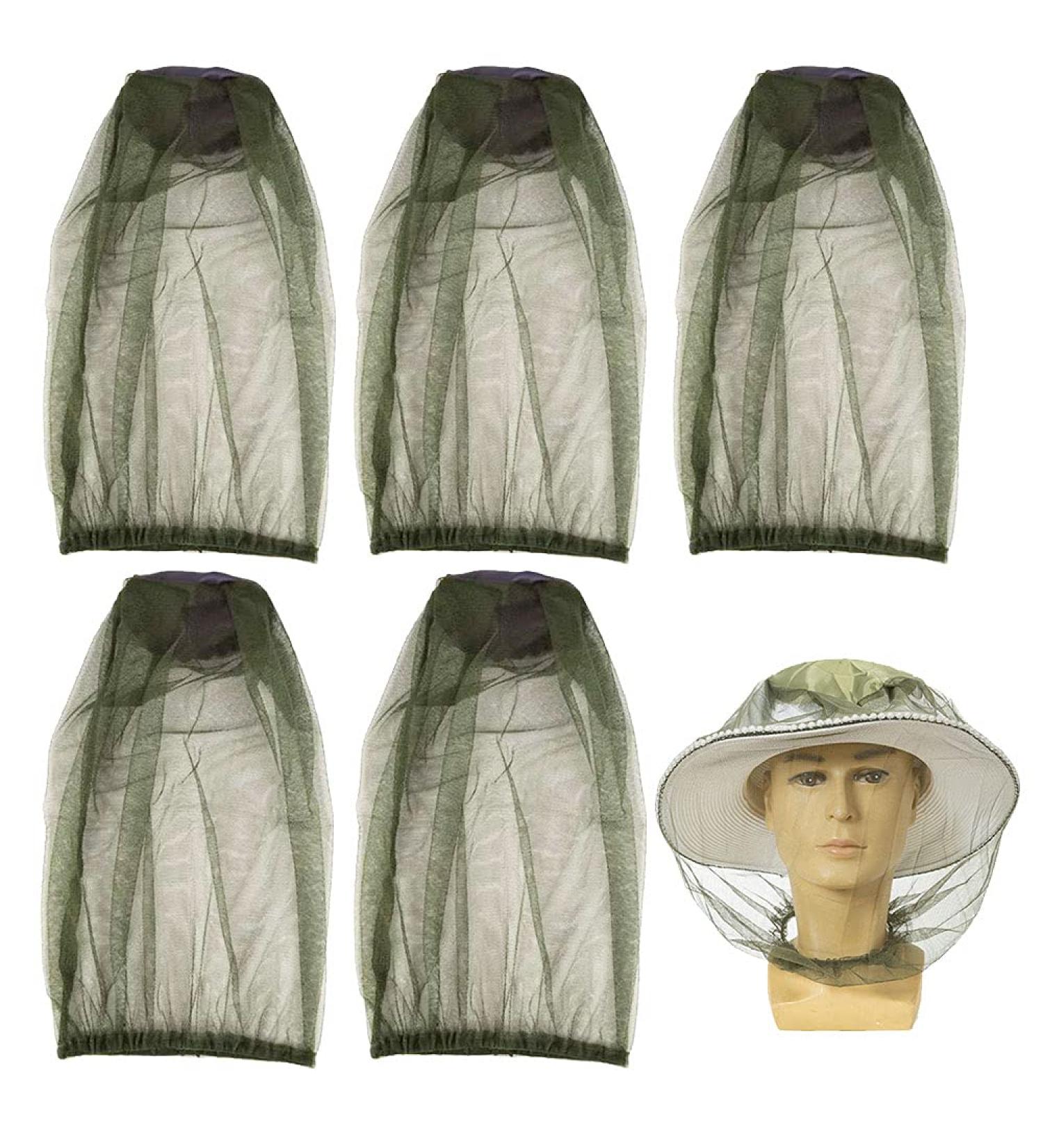 Midge Head Net - 5PCS Nylon Mesh Face Net for Outdoor Activities - Buy Online on GoSupps.com