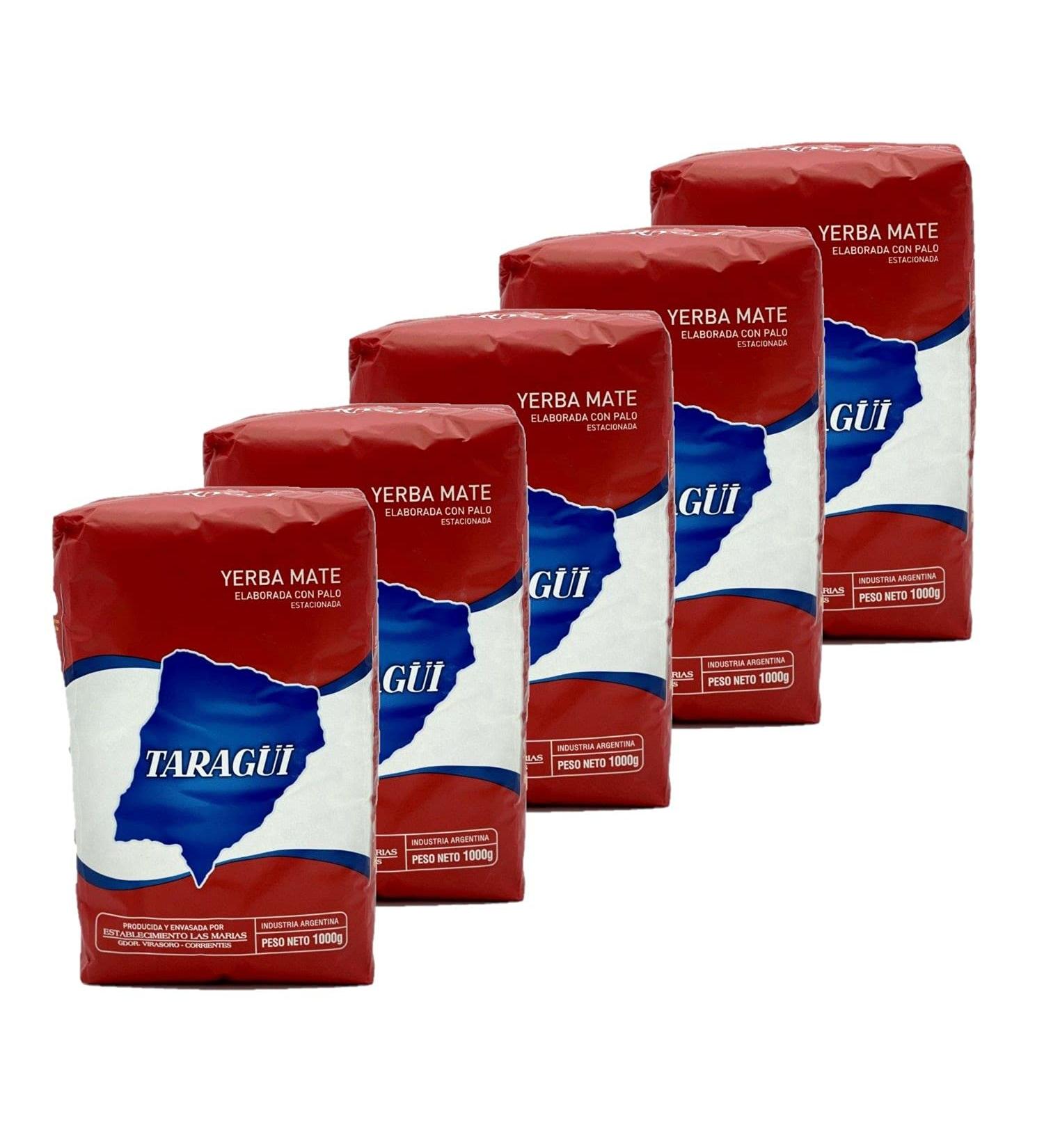 Taragui Lot of 5x Yerba mat - Taragui - 1kg pack