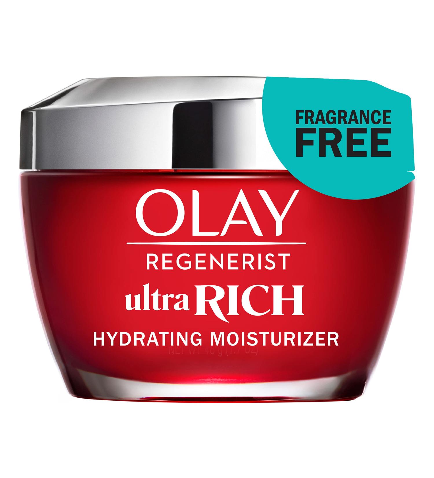 Olay Regenerist Ultra Rich Face Moisturizer, Fragrance-Free, 1.7 Oz - Buy Online on GoSupps.com