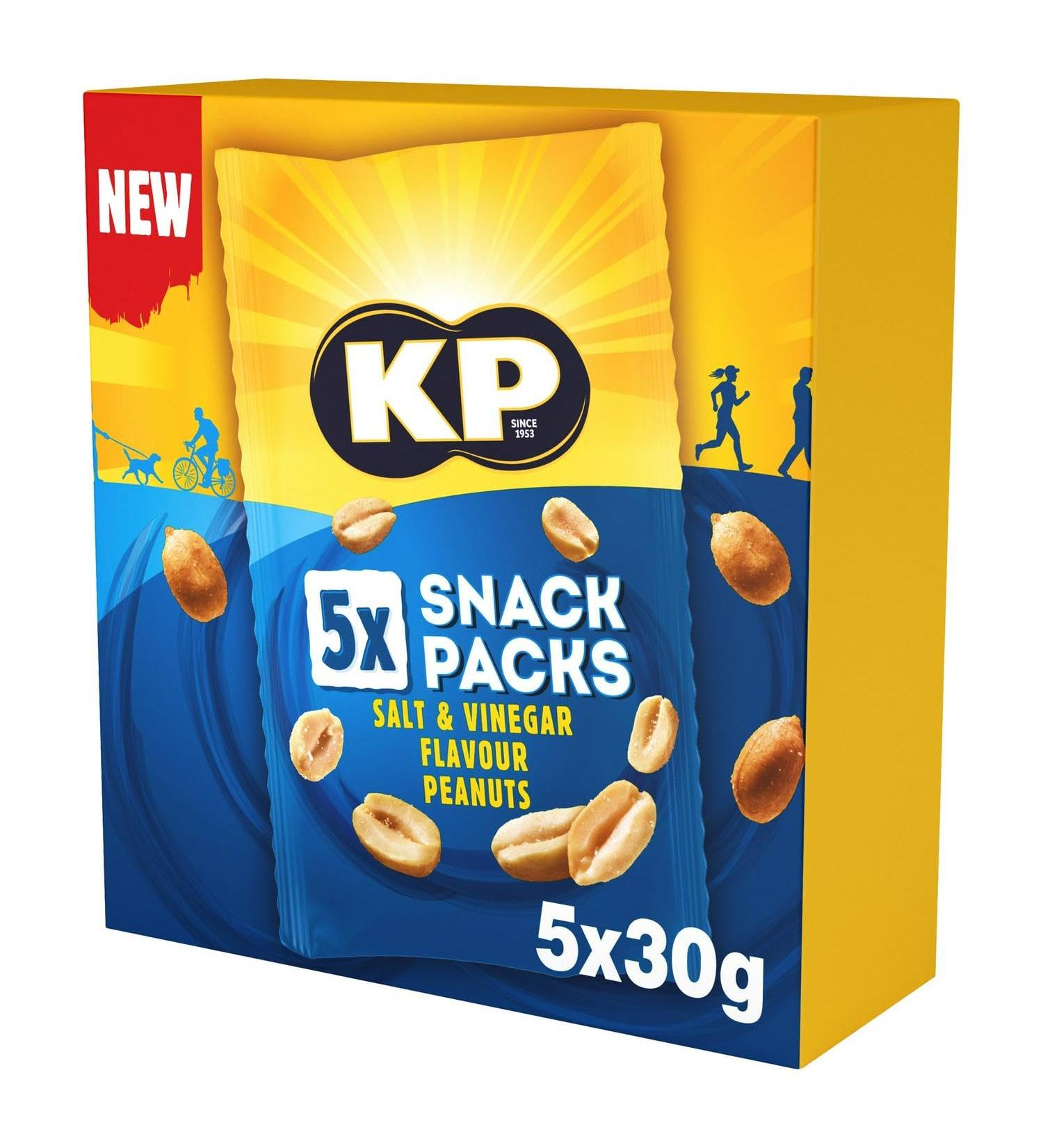KP Salt and Vinegar - Pack of 5 peanuts