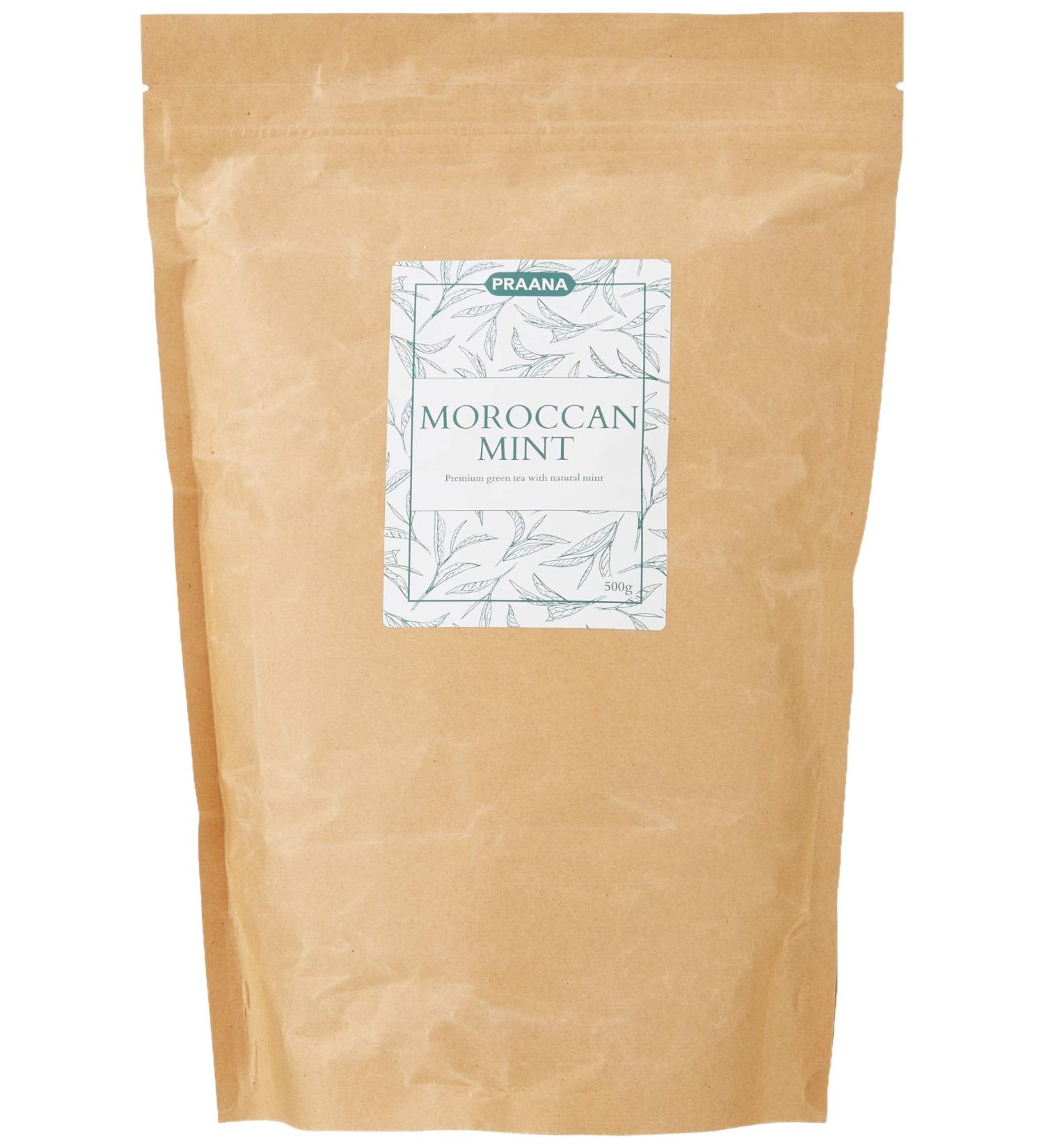 PRAANA TEA - Premium Green Tea with Moroccan Mint - Catering 500 g - Buy Online on GoSupps.com