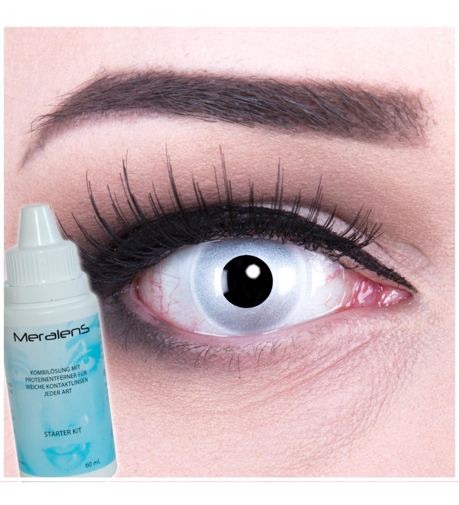 Buy Meralens A0155 Mirror Contact Lenses with Case + 60ml Care Product | Prescription-Free 1 Pack (2 Pieces) - International Shipping Available - Buy Online on GoSupps.com
