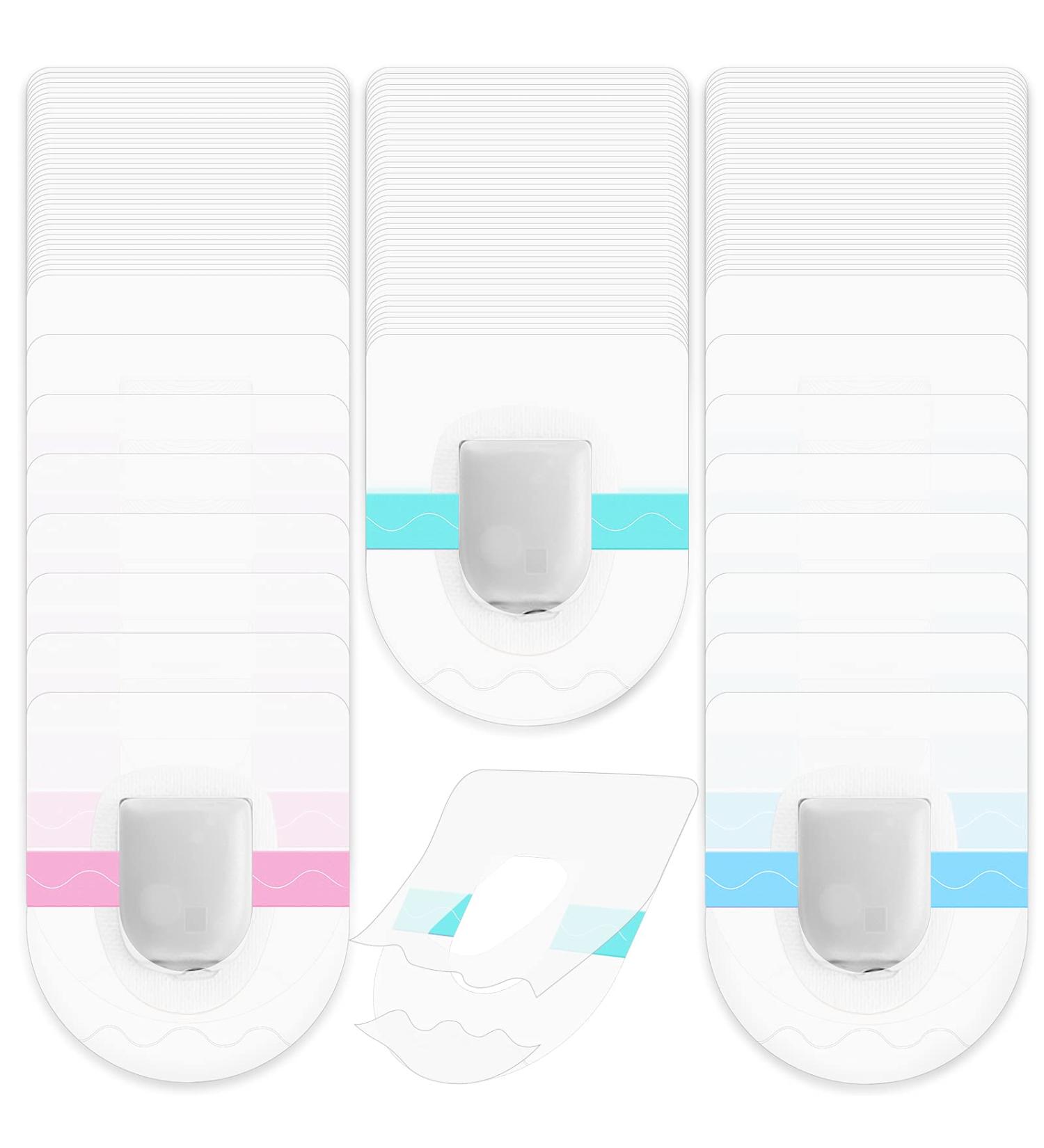 100 Pack Omnipod Compatible Shower Waterproof Adhesive Patches - Sweatproof & Long Lasting - Green, Pink, Blue - Buy Online on GoSupps.com