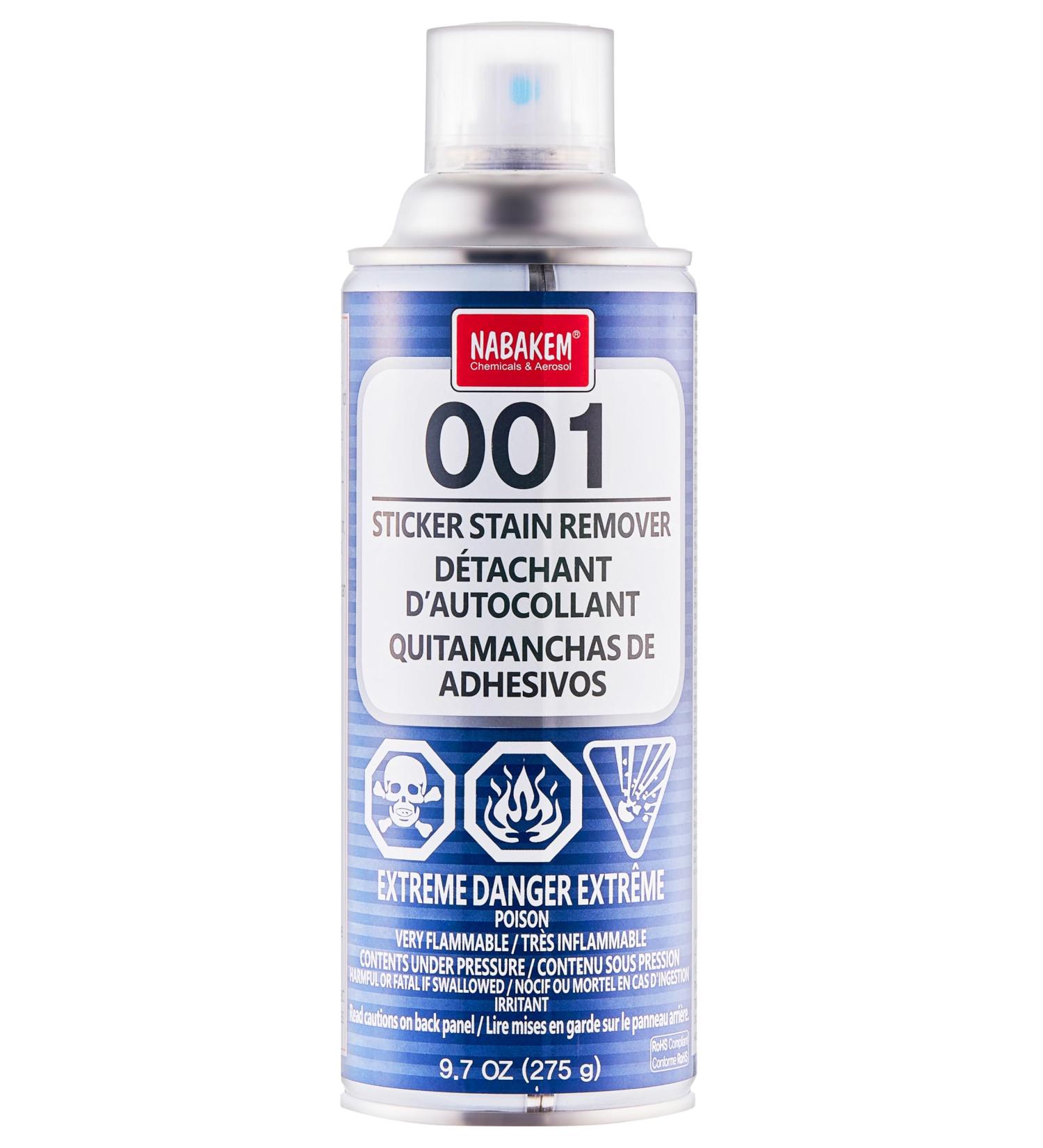 Buy #001 Sticker Stain Remover Aerosol - Fast International Shipping & Effective Cleaning Solution - Buy Online on GoSupps.com