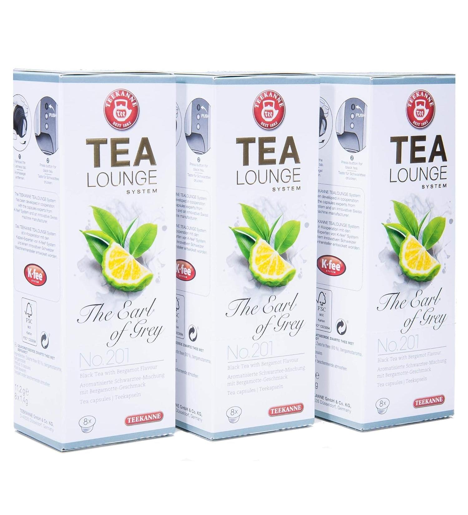 Th i re Tealounge - The Earl of Grey N 201 Th noir (3 x 8 capsules) 8 St ck (3er Pack) - Buy Online on GoSupps.com