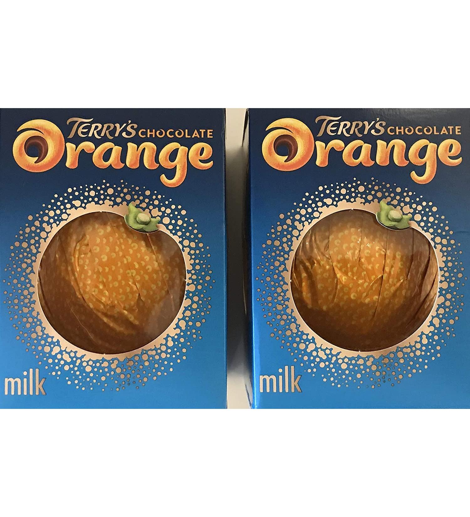 Hezvic Terry's Milk Chocolate Orange 157 g (lot de 2) – Paquet de chocolat Terrys
